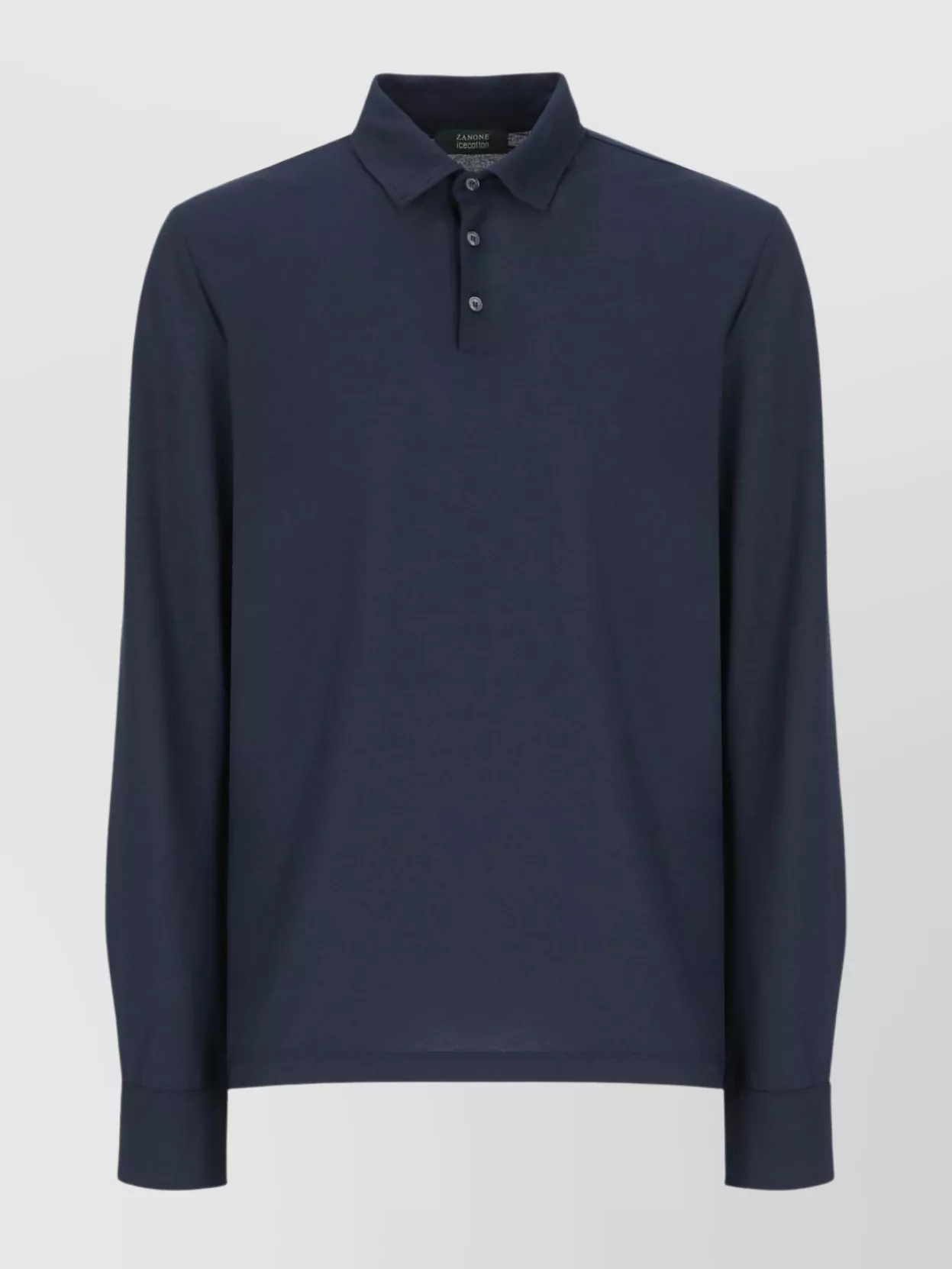 Zanone Man's Long Sleeves Polo Shirt