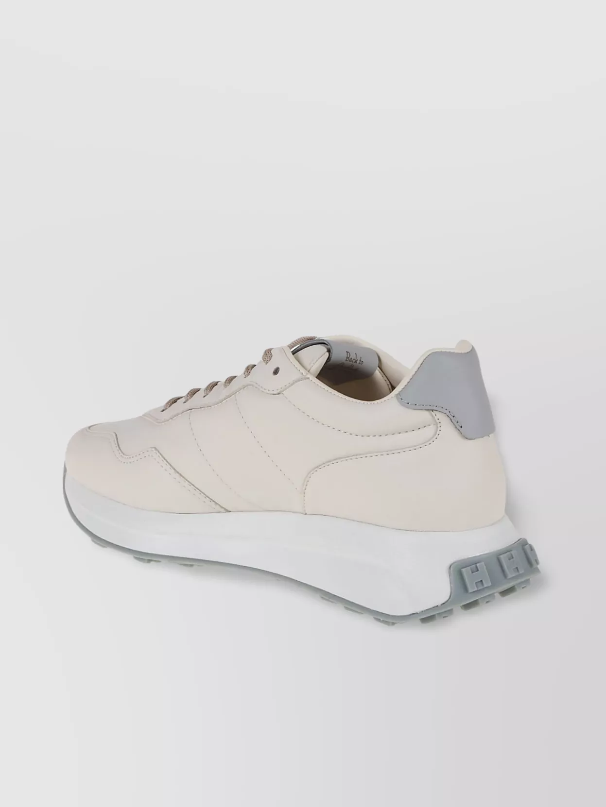 Hogan Patched Lace-Up Sneakers Featuring H-Studs
