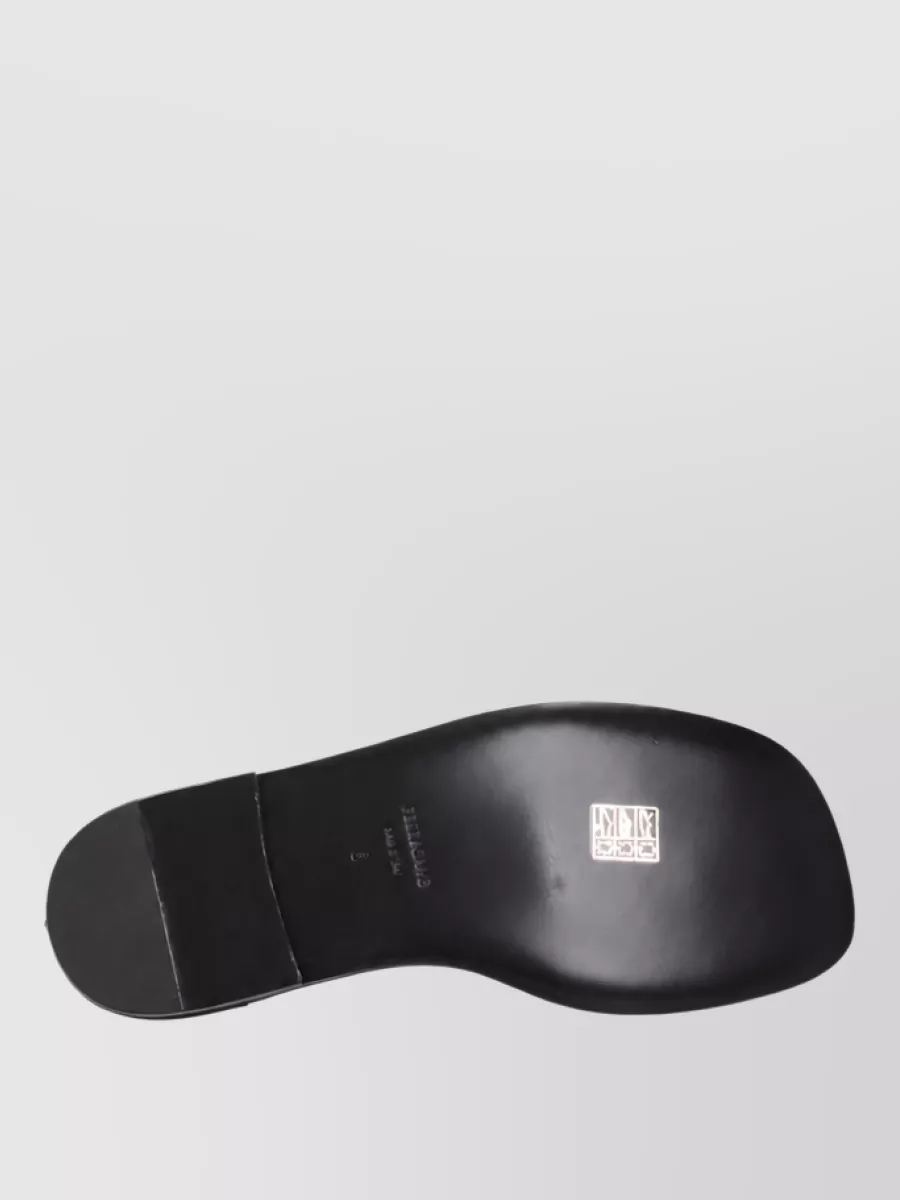 Ferragamo Leather Thong Sandals