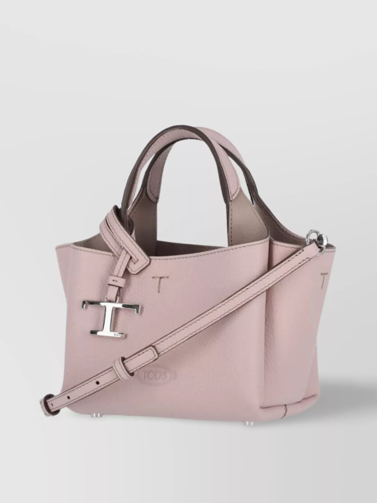Tod's Shoulder Bag With Detachable Strap And Top Handles