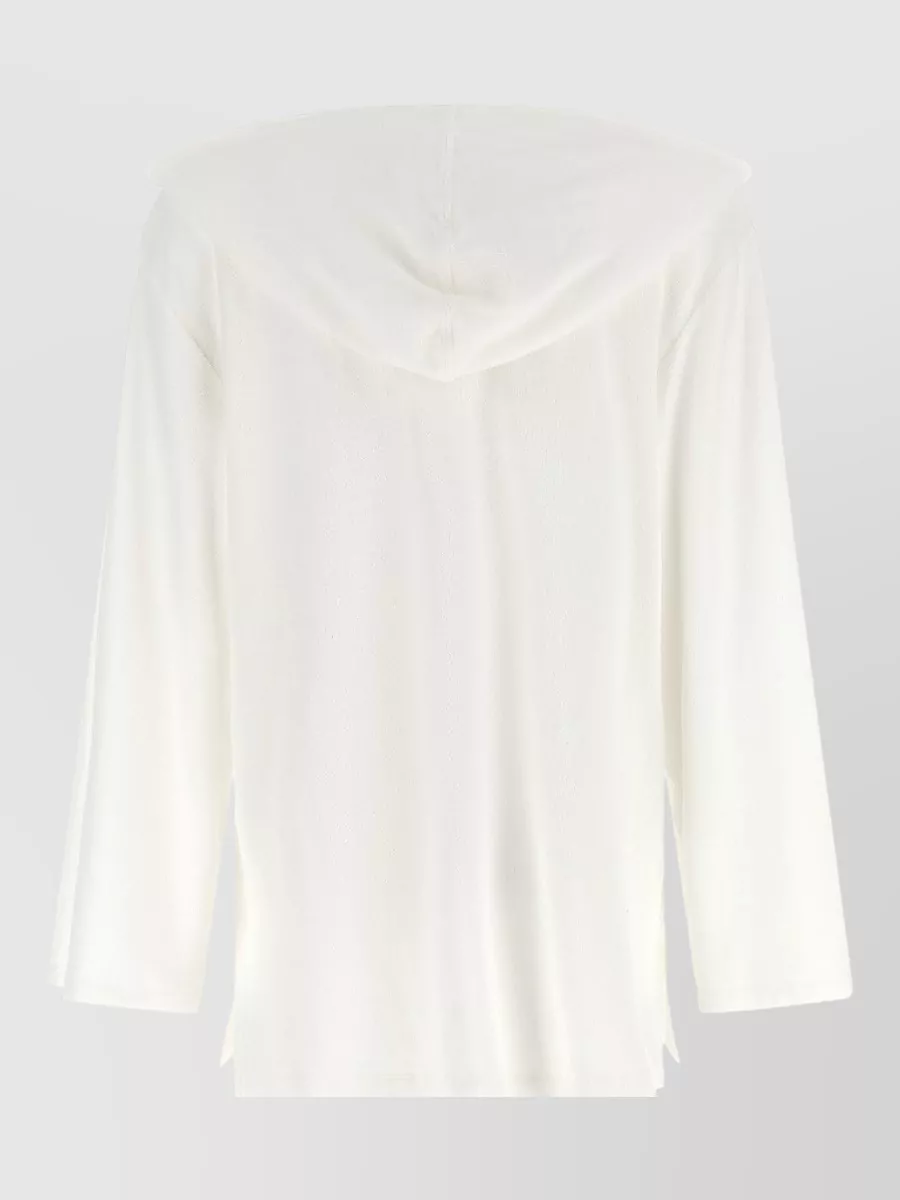 Polo Ralph Lauren Organic Cotton V-Neck Hooded Sweater