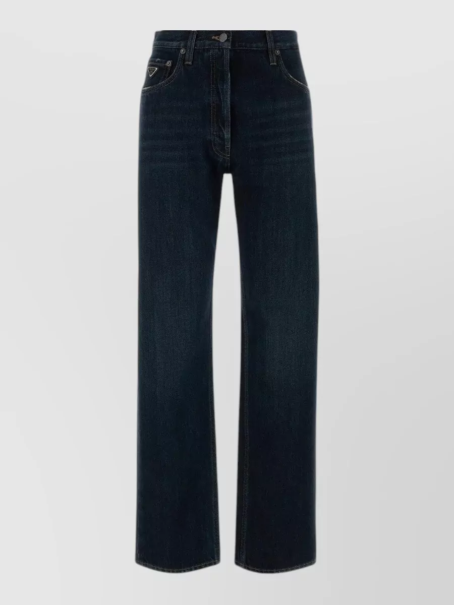 Prada denim straight-leg jeans
