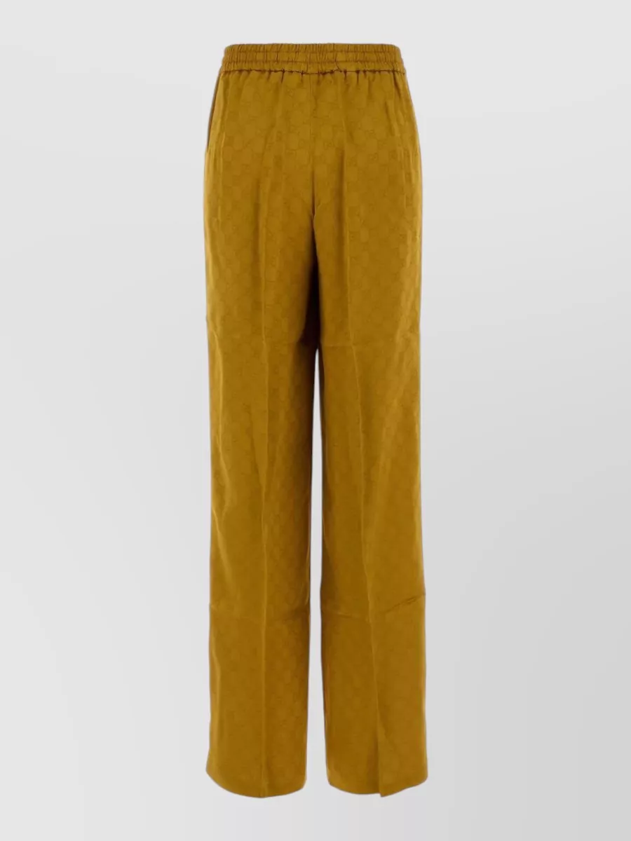 Gucci jacquard wide-leg trousers