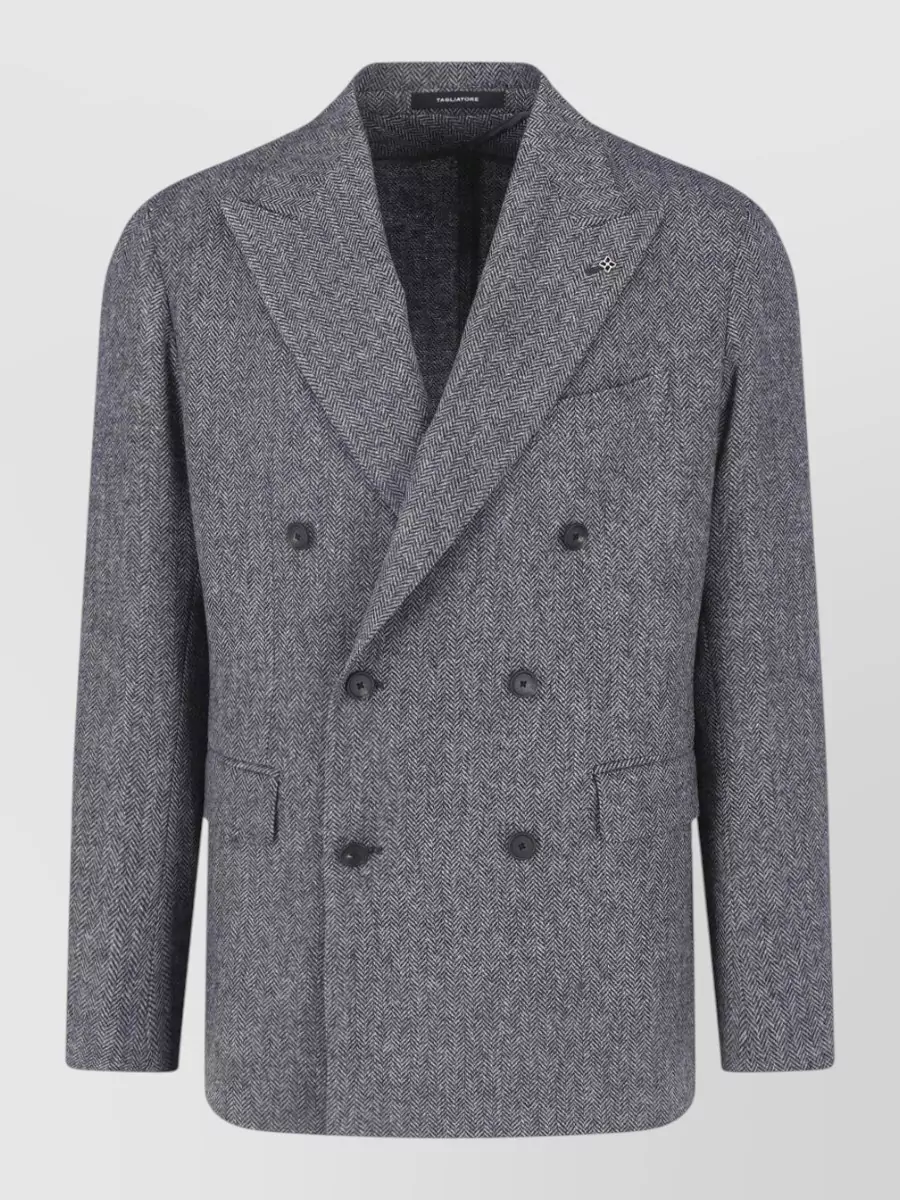 Tagliatore wool cashmere double breasted suit