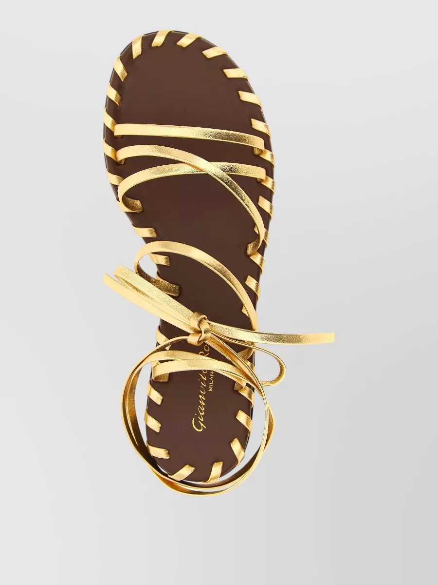 Gianvito Rossi Leather Sandals