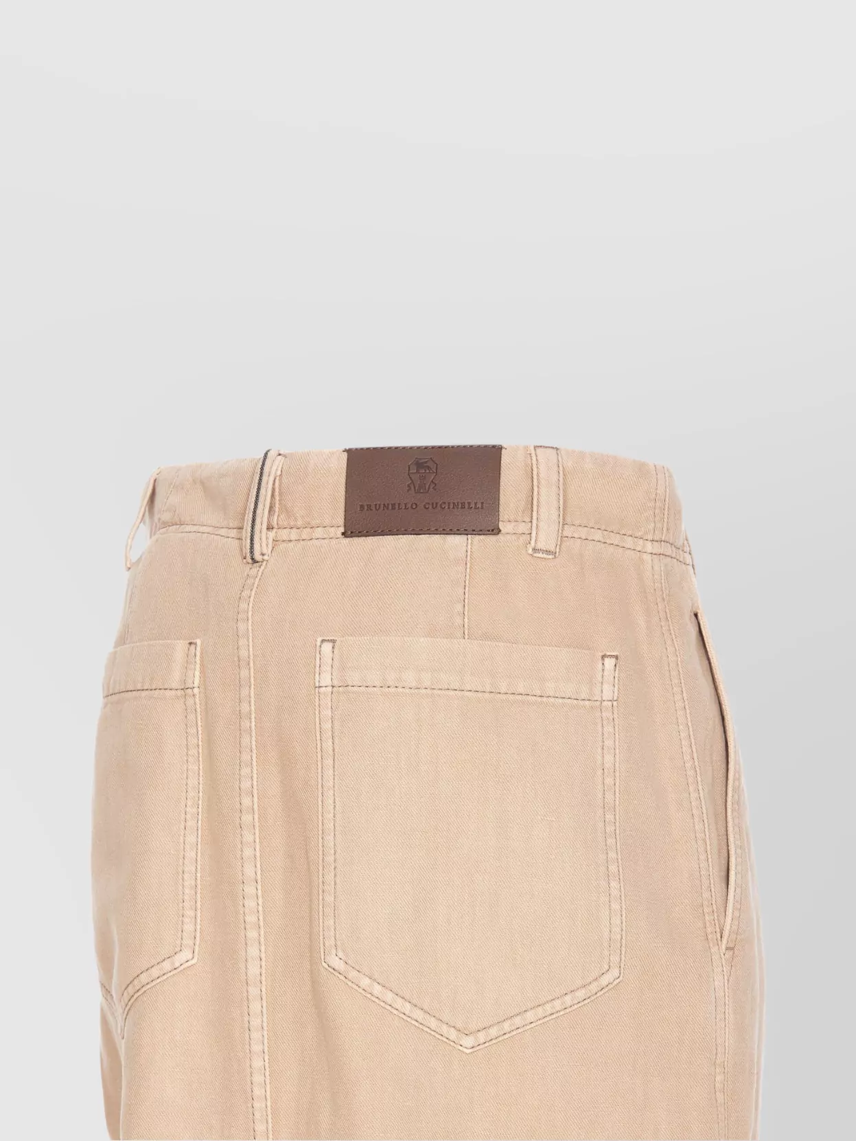 Brunello Cucinelli Skirt With Front Slit And Pockets