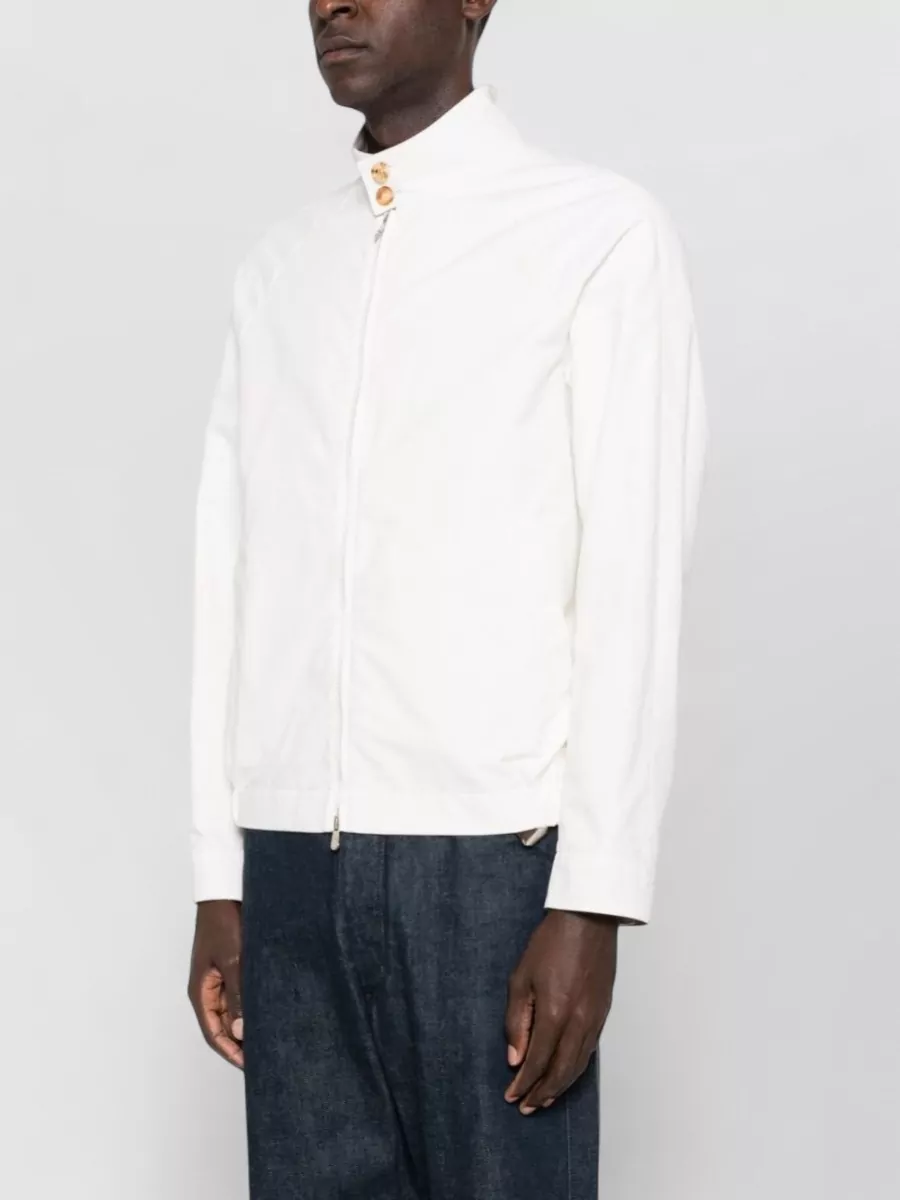 Brunello Cucinelli Blouson Jacket With High Collar And Buttons