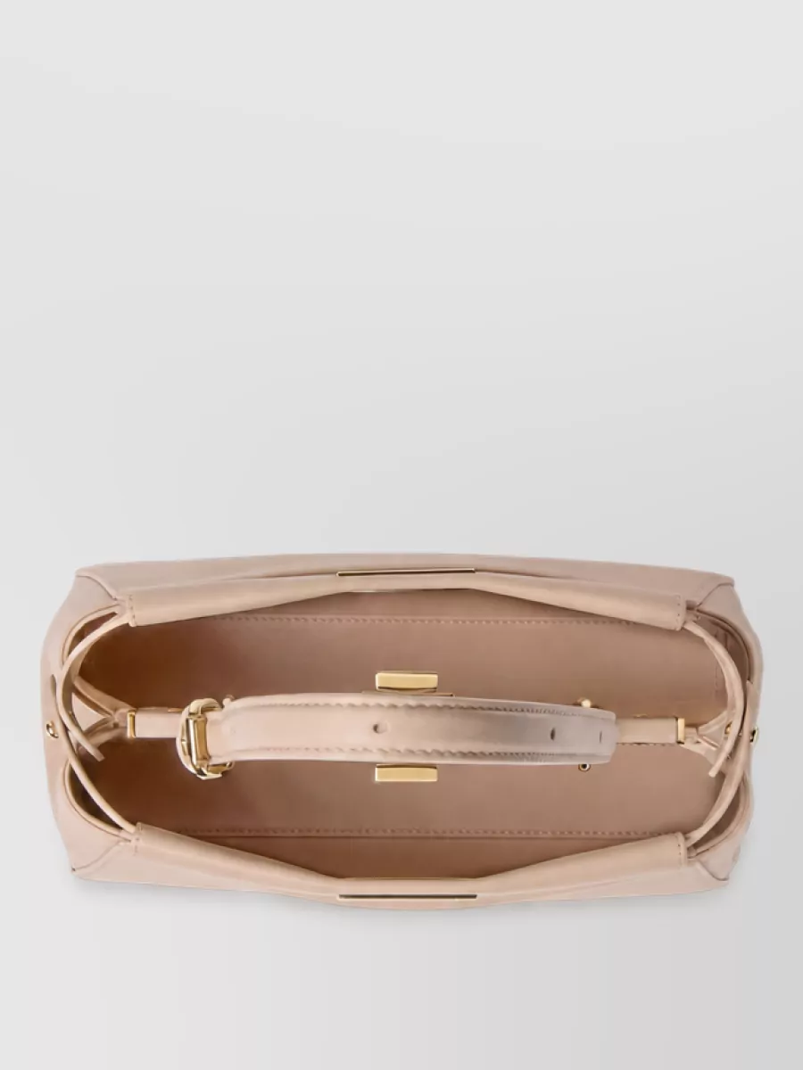 Fendi Peekaboo Small Leather Shoulder Bag