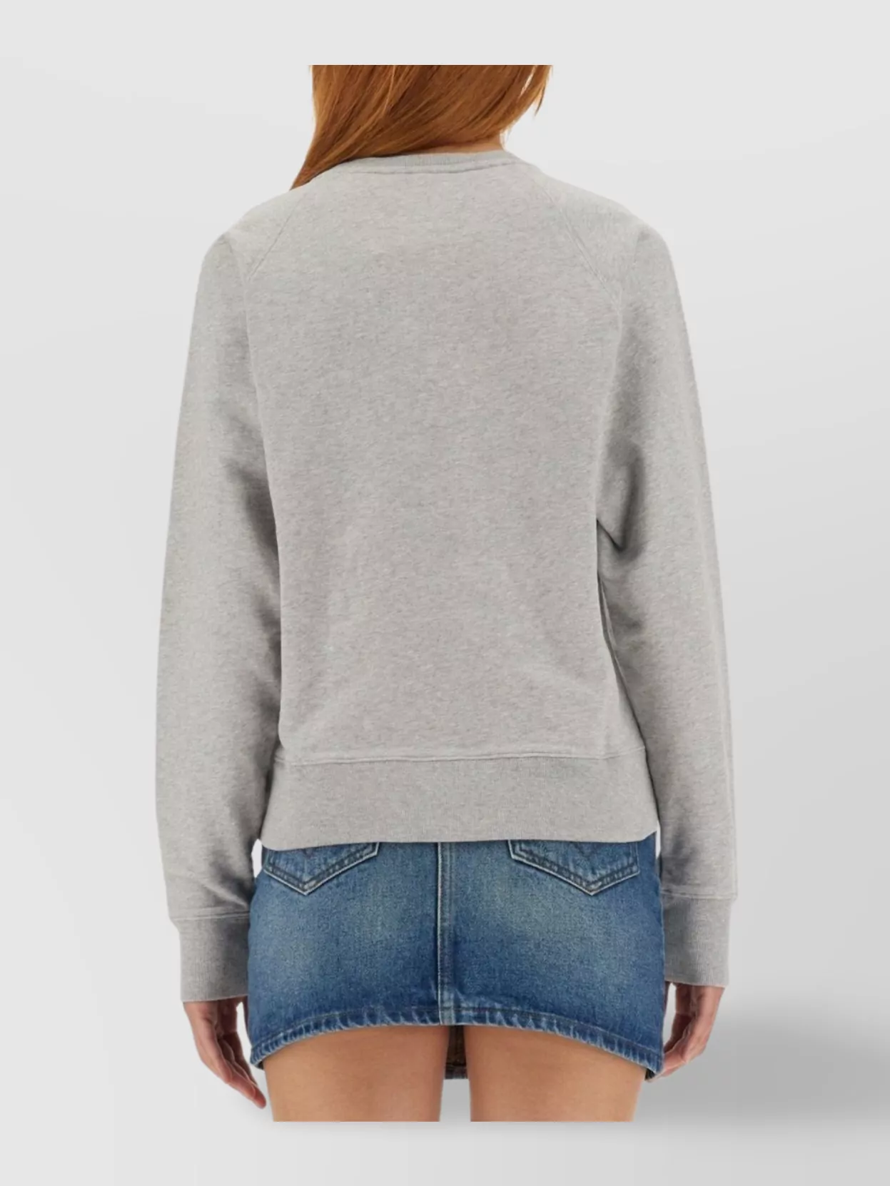 MAISON KITSUNÉ FOX CAMPUS SWEATSHIRT GRAPHIC PRINT