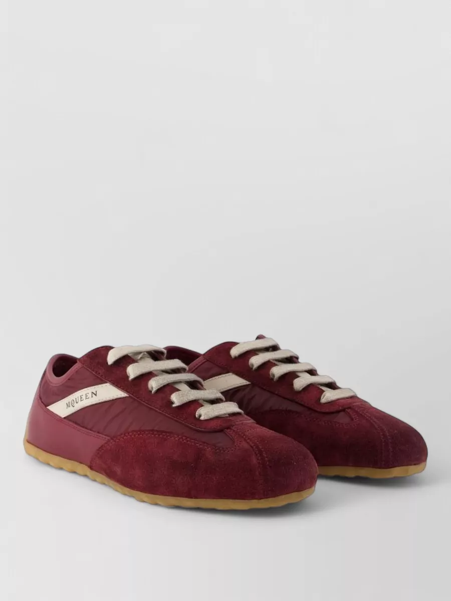 Alexander McQueen leather lace-up sneakers