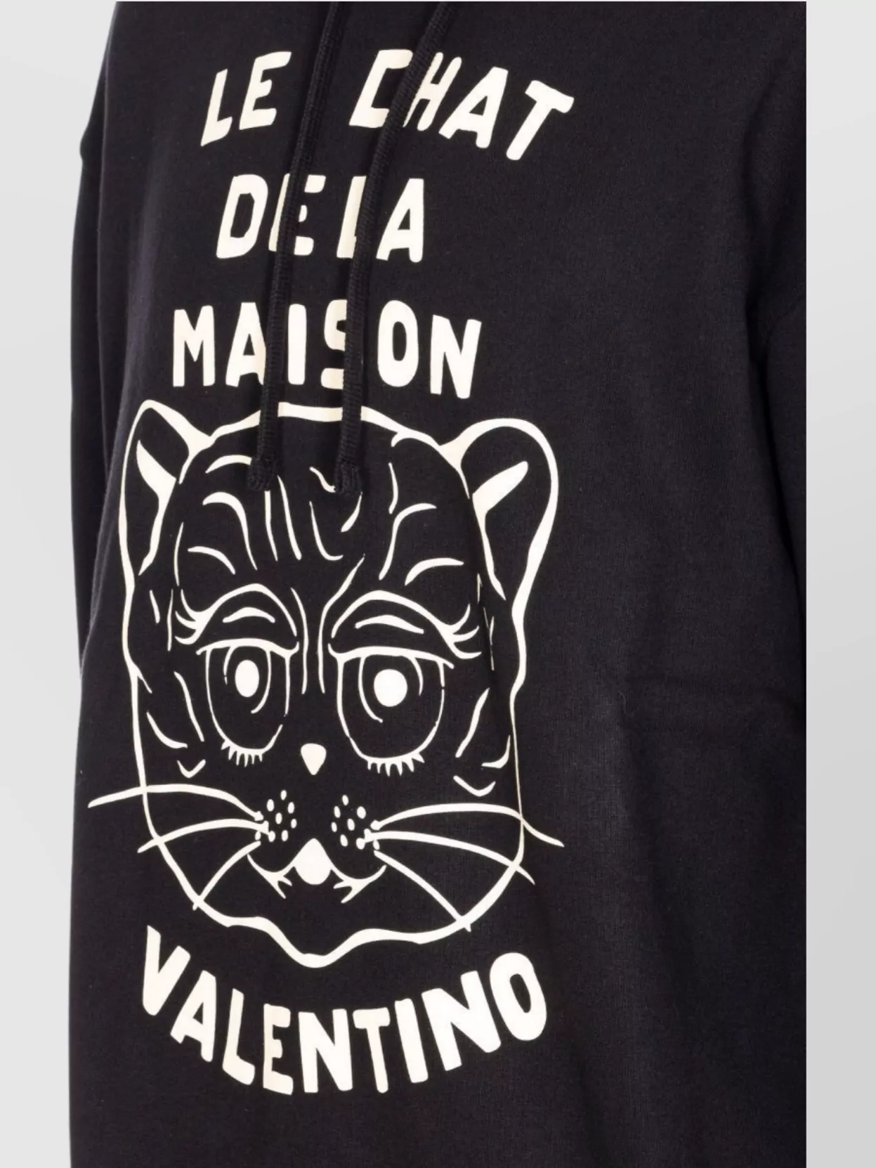 Valentino Garavani Graphic Print Hooded Sweater