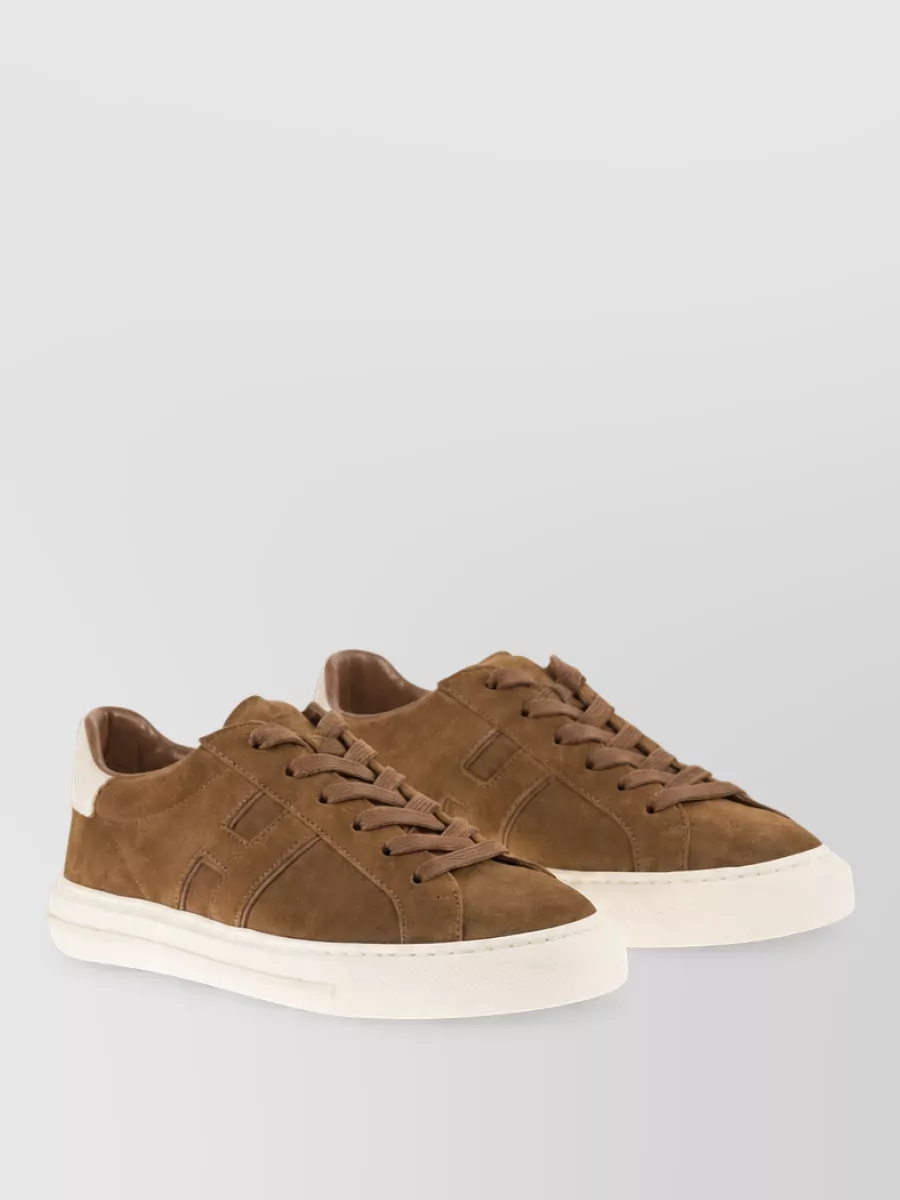Hogan Suede Leather Lace-Up Trainers
