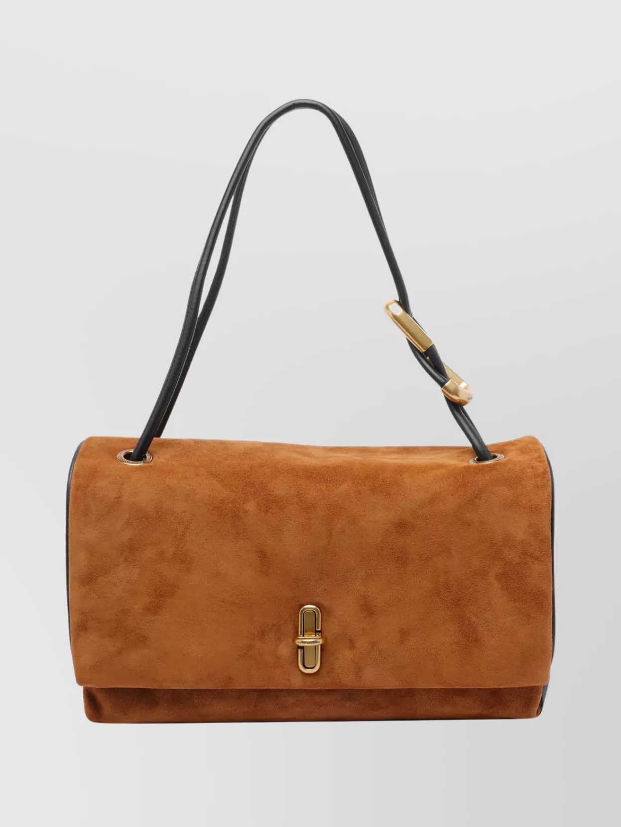 Marc Jacobs The Large Dual Suede Shoulder Bag In Brown