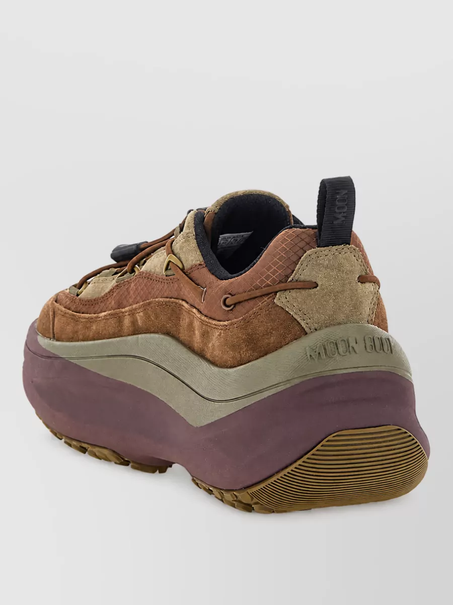 Moon Boot Leather Low-Top Sneakers