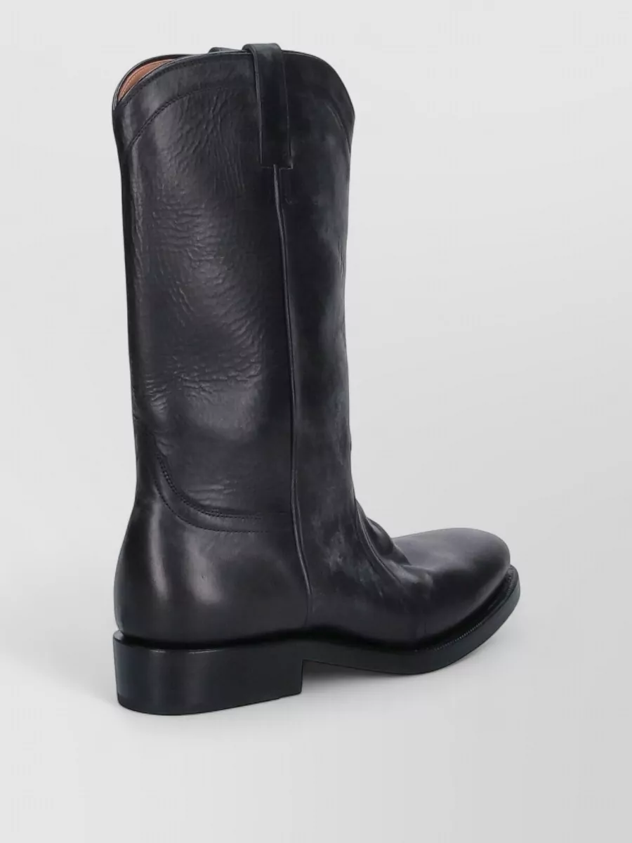 Jil Sander Leather Ankle Boots