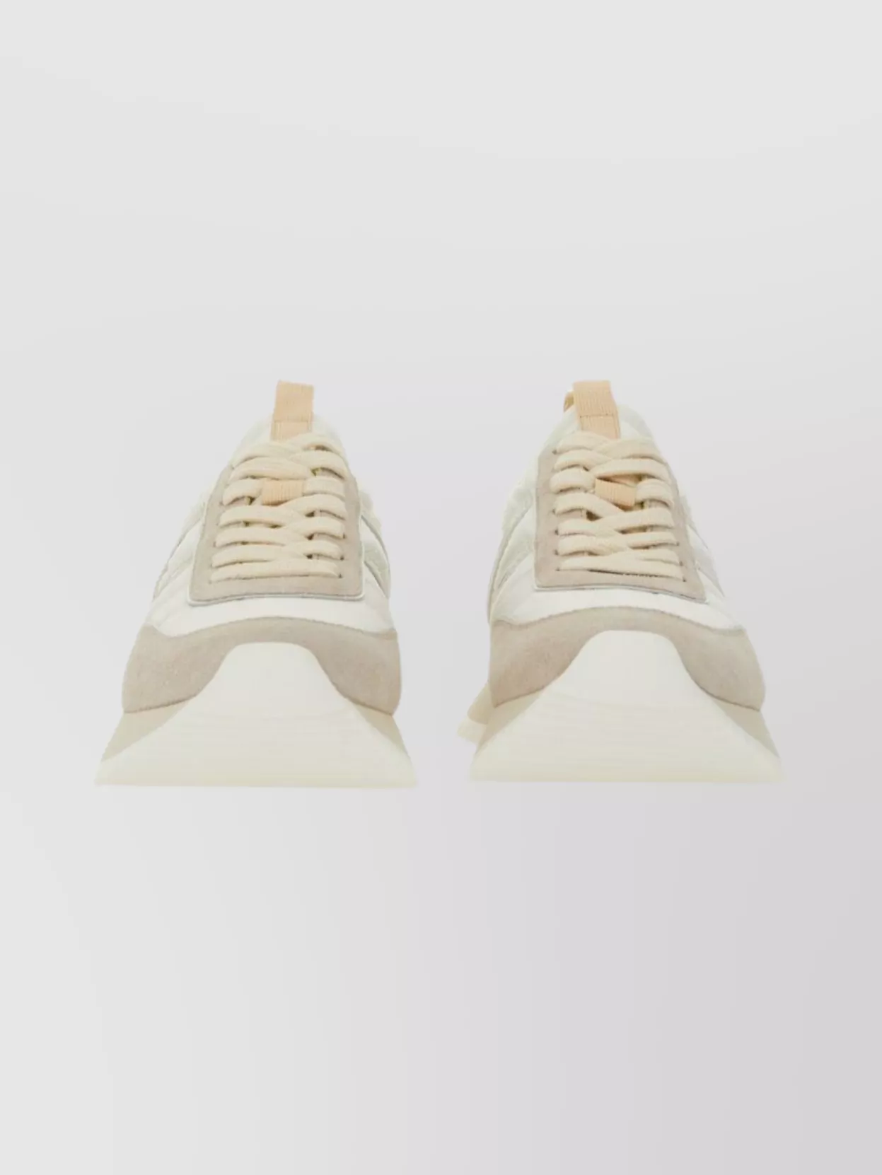 Moncler Pacey Sneakers With Contrast Sole And Padded Collar