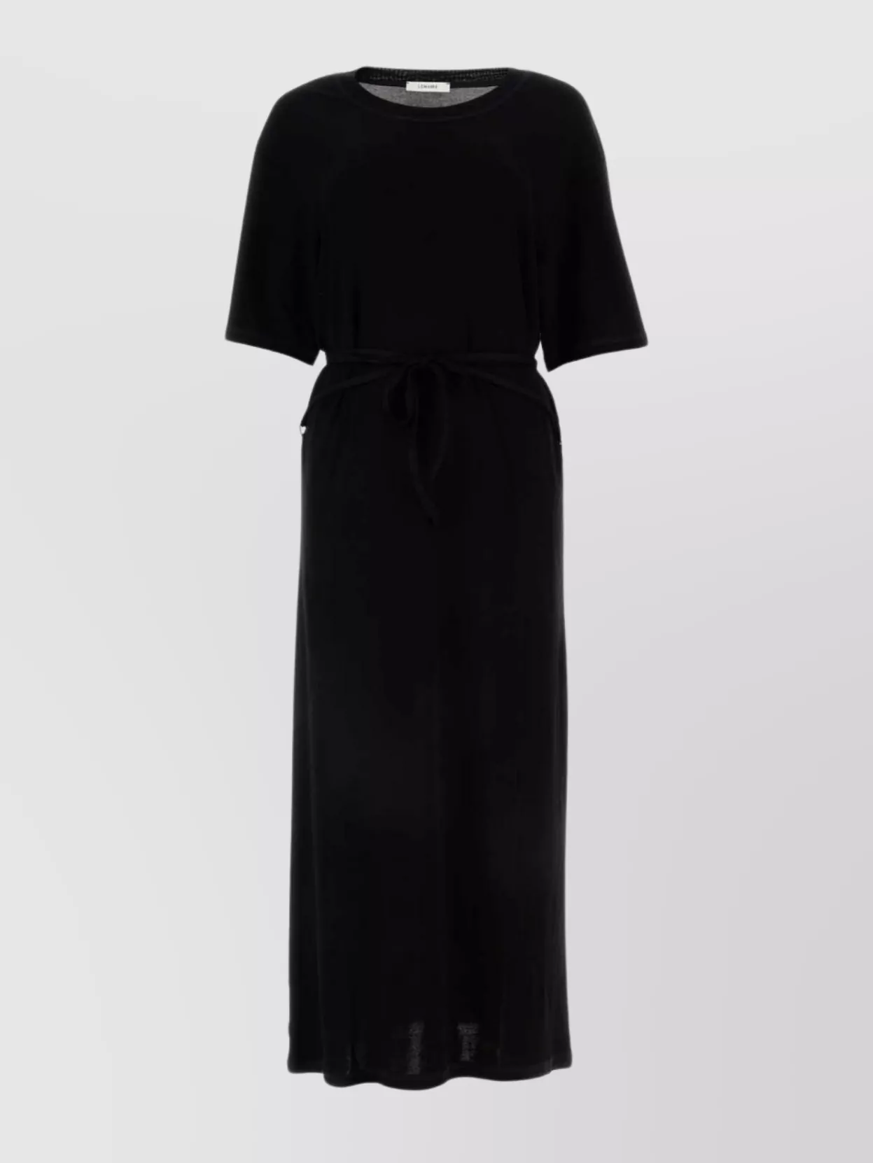 Shop Lemaire Black Jersey Dress