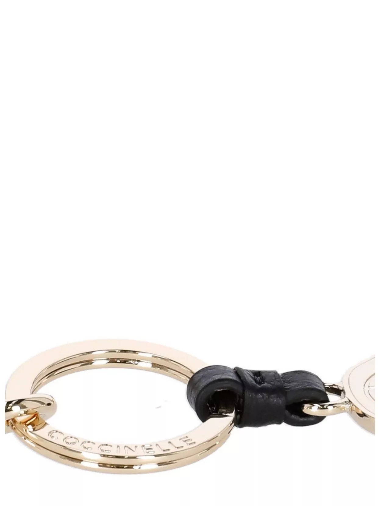 Coccinelle Car Shaped Keychain Featuring Metal Charm