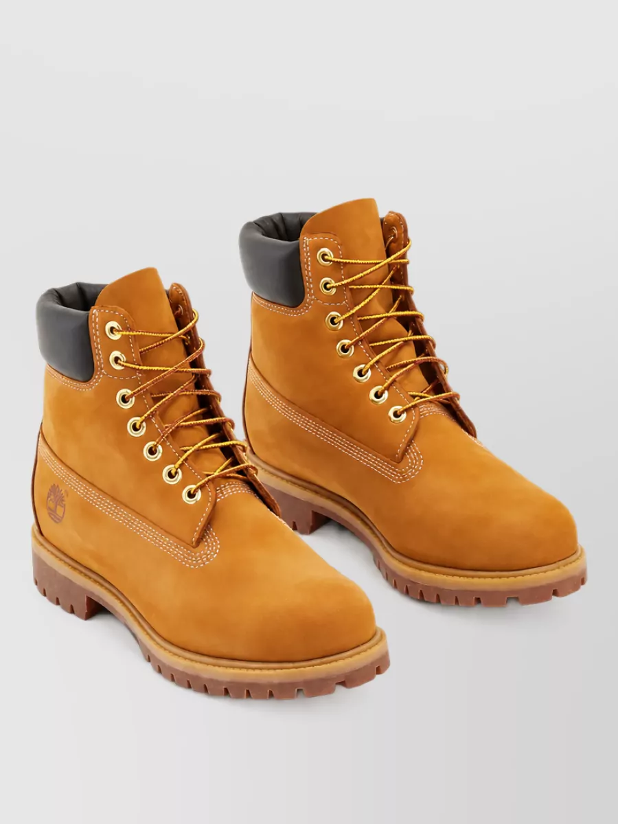 Timberland leather lace up boots