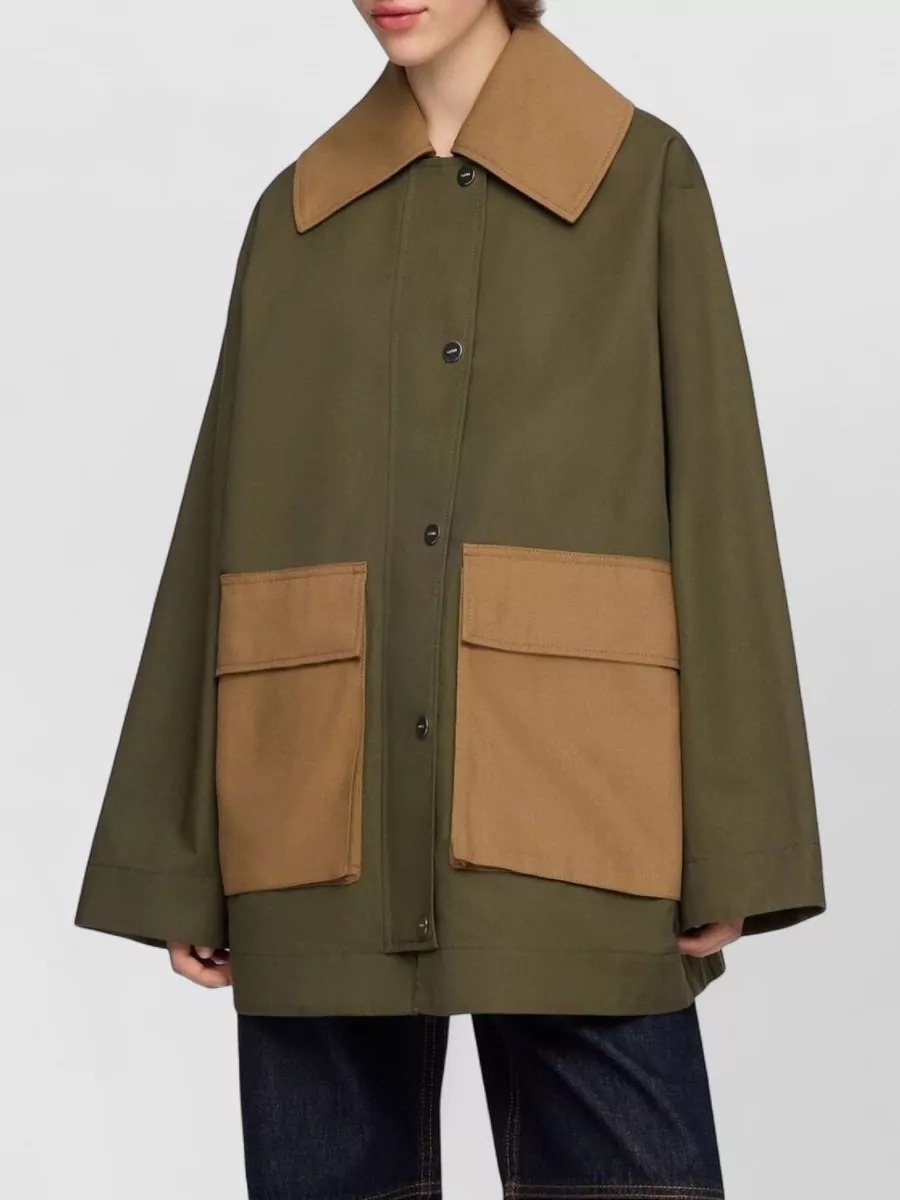 Ganni Organic Cotton Oversized Jacket