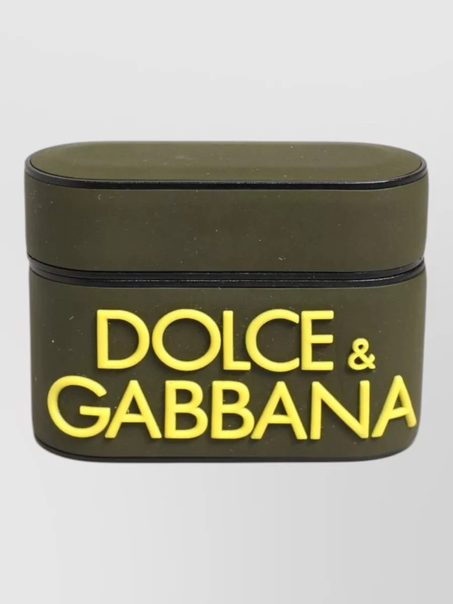Dolce&Gabbana logo embossed airpods case
