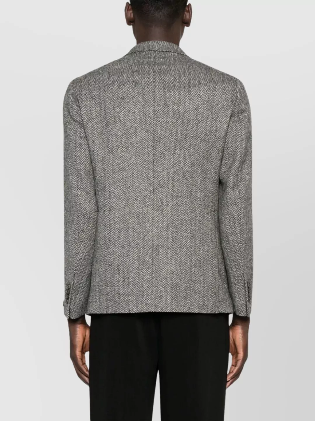 Tagliatore Single Breast Jacket Herringbone Pattern