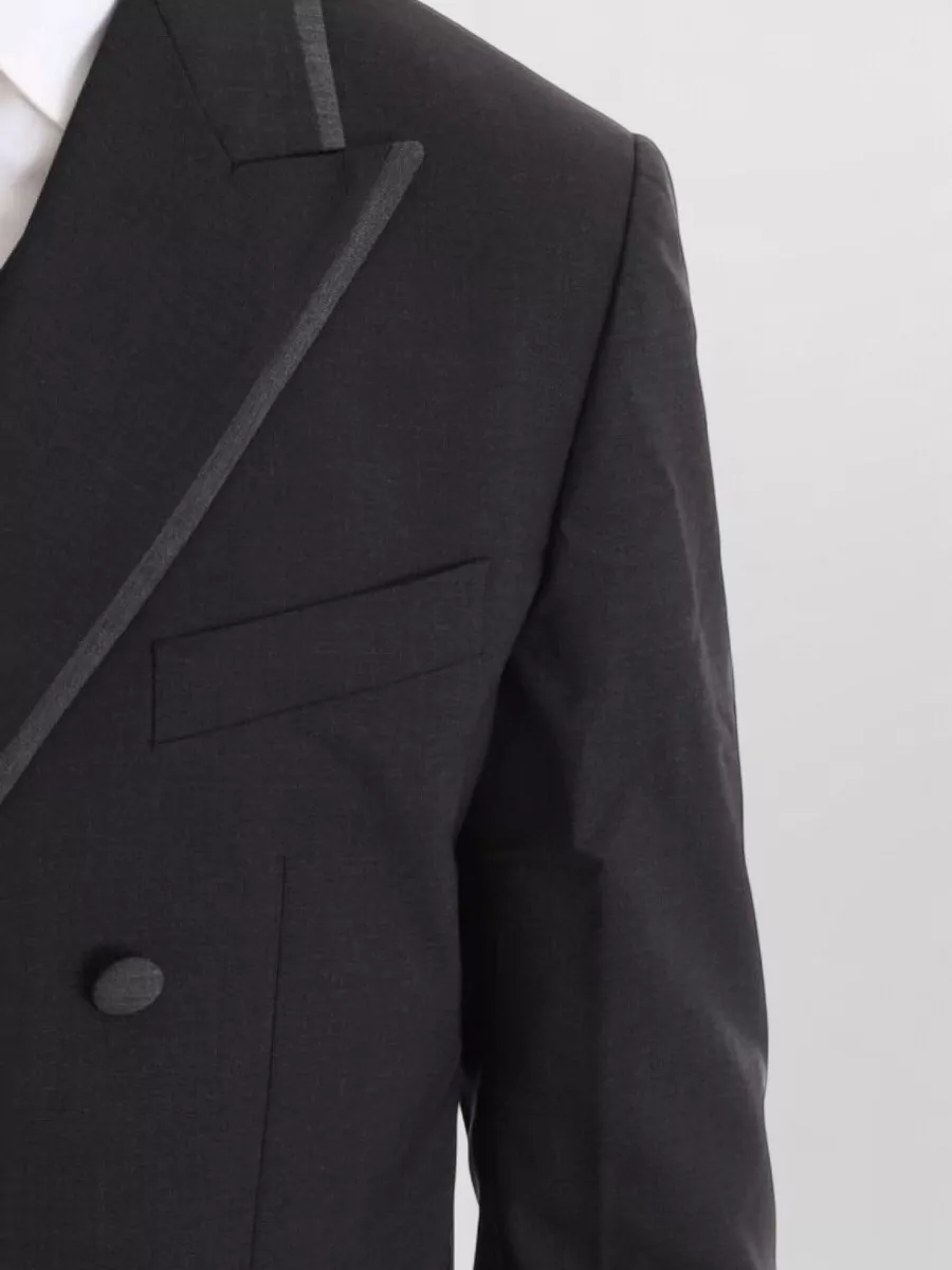 Dolce&Gabbana Wool Slim-Fit Double-Breasted Suit