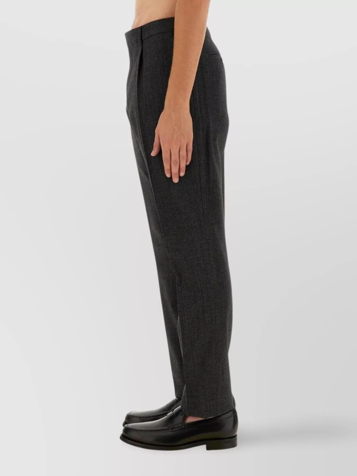 Lardini Straight Leg Trousers With Belt Loops