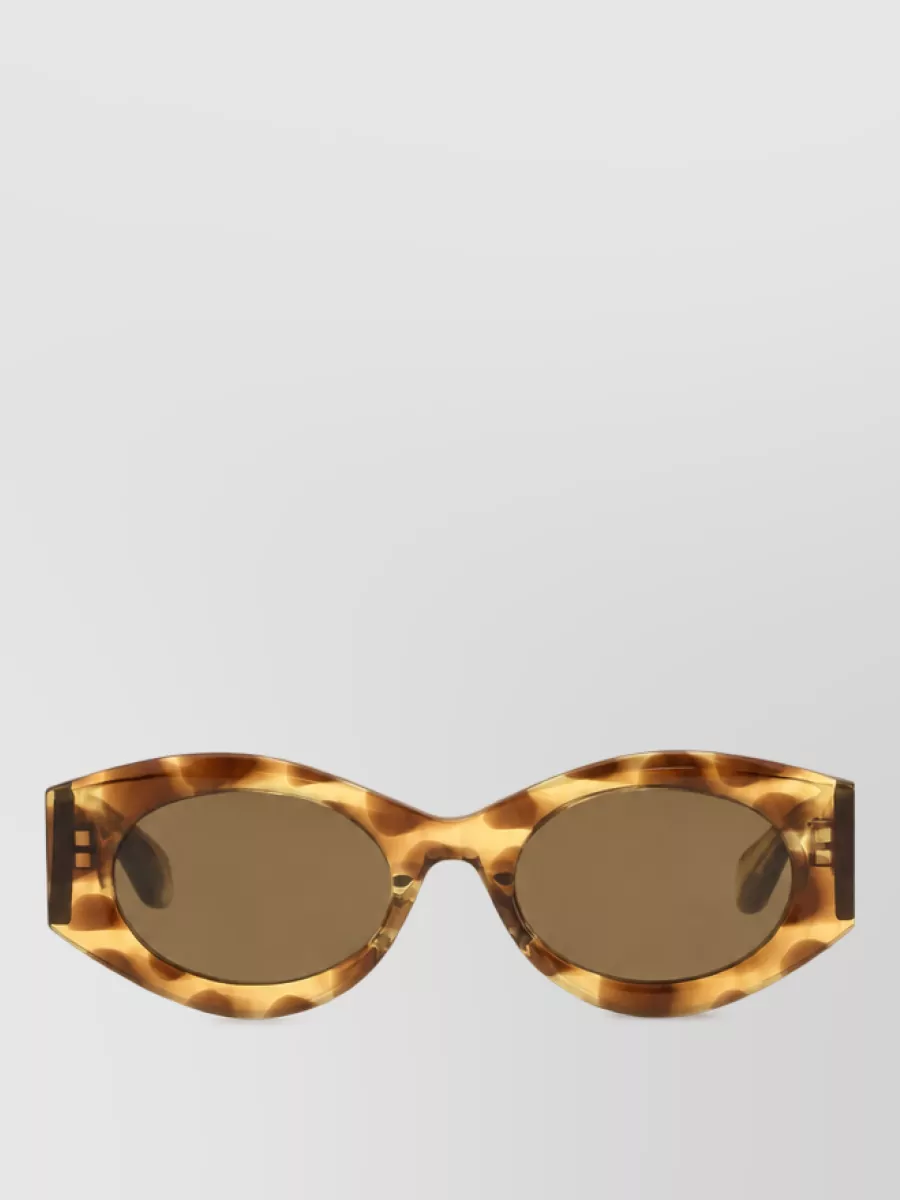 Alaïa oval sunglasses