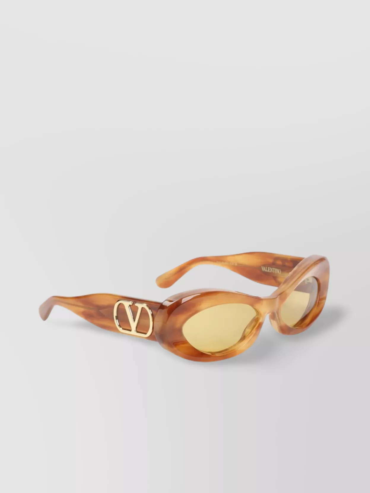 Valentino Garavani Bold Temples Acetate Sunglasses