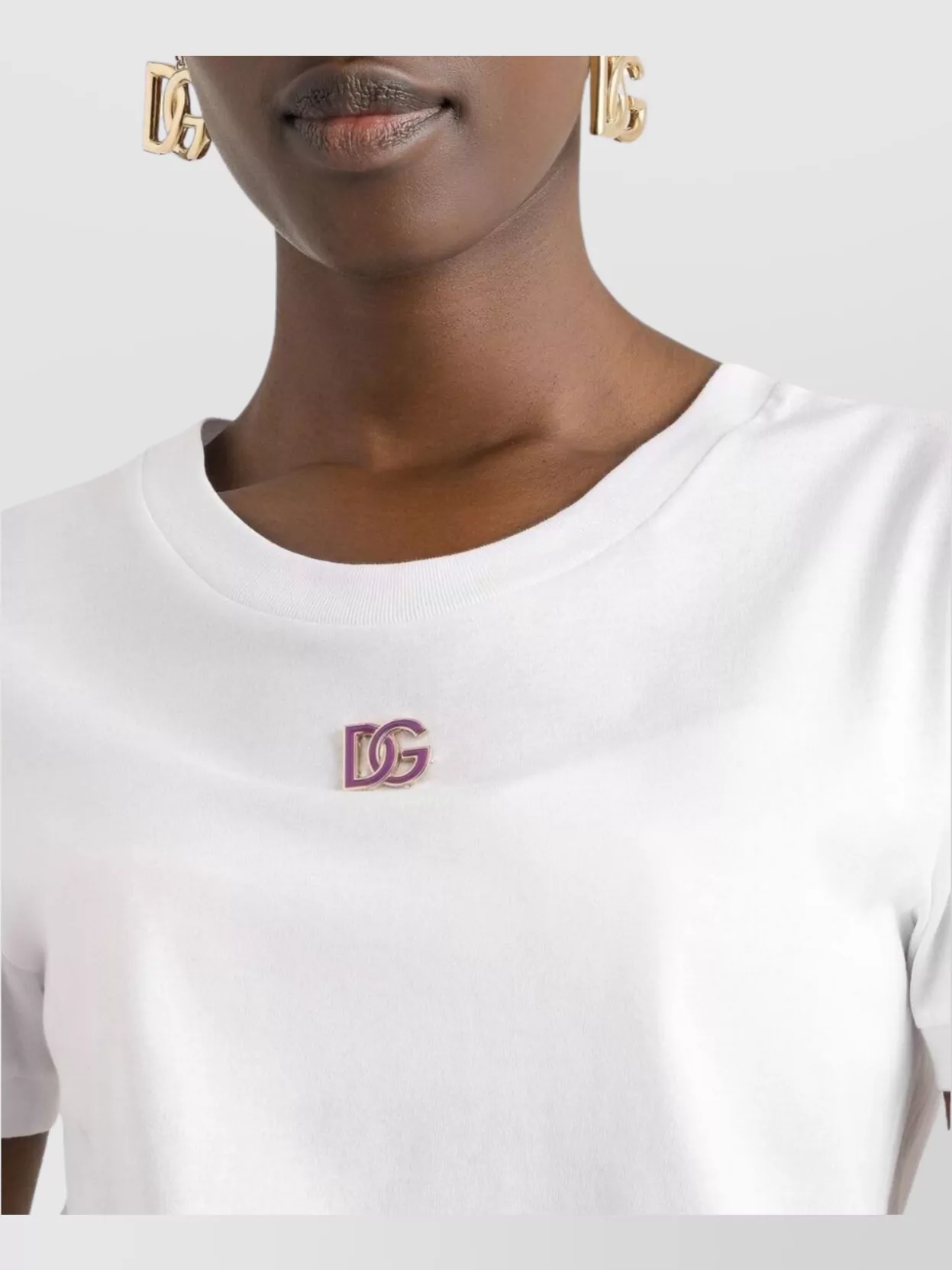 Dolce&Gabbana Crew Neck Short Sleeve T-Shirt Size 40