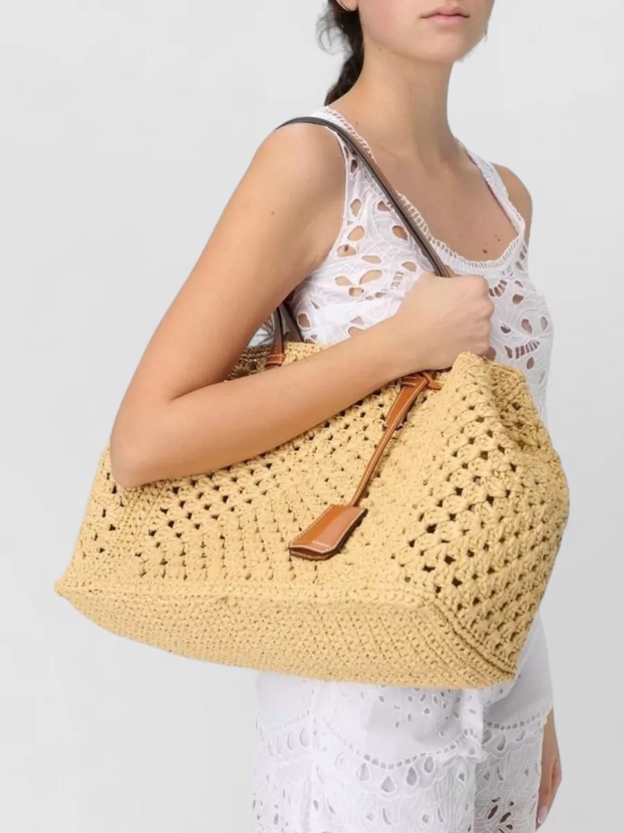 Ermanno Scervino Leather Tote Bag