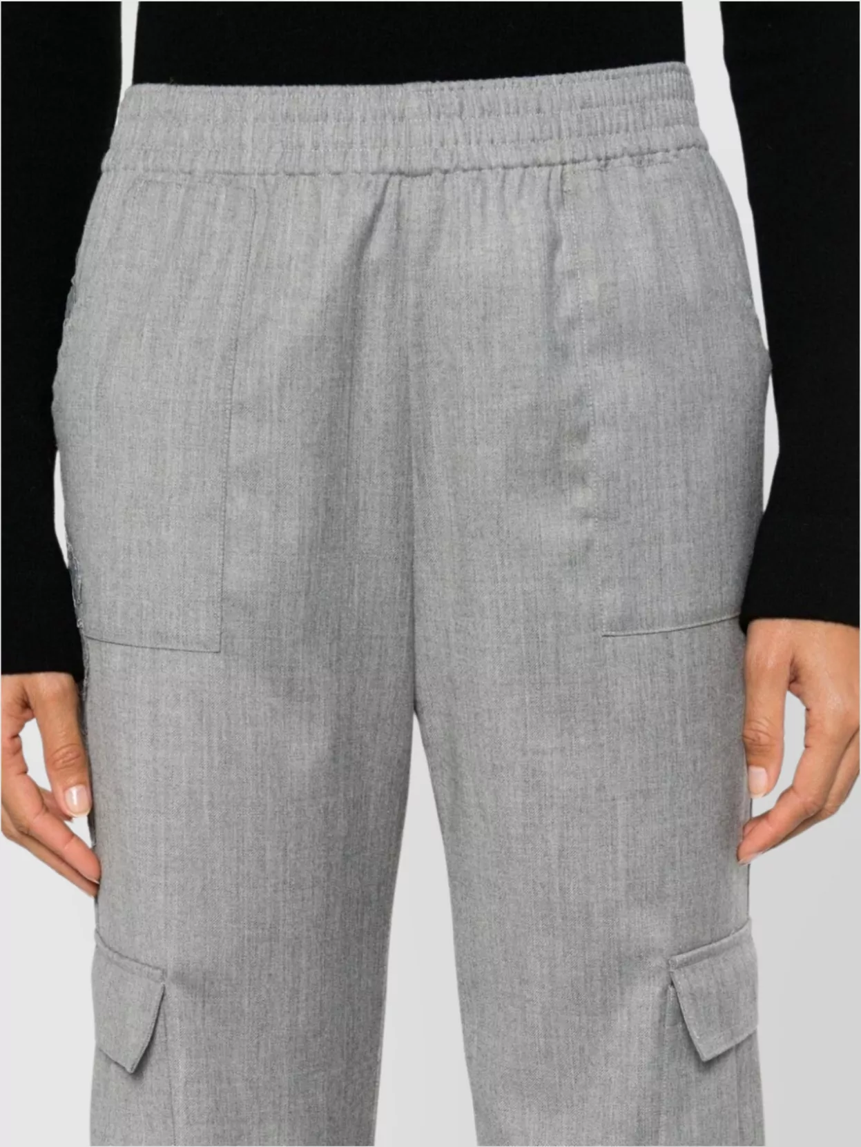 Ermanno Scervino Cargo Pocket Joggers Elastic Features