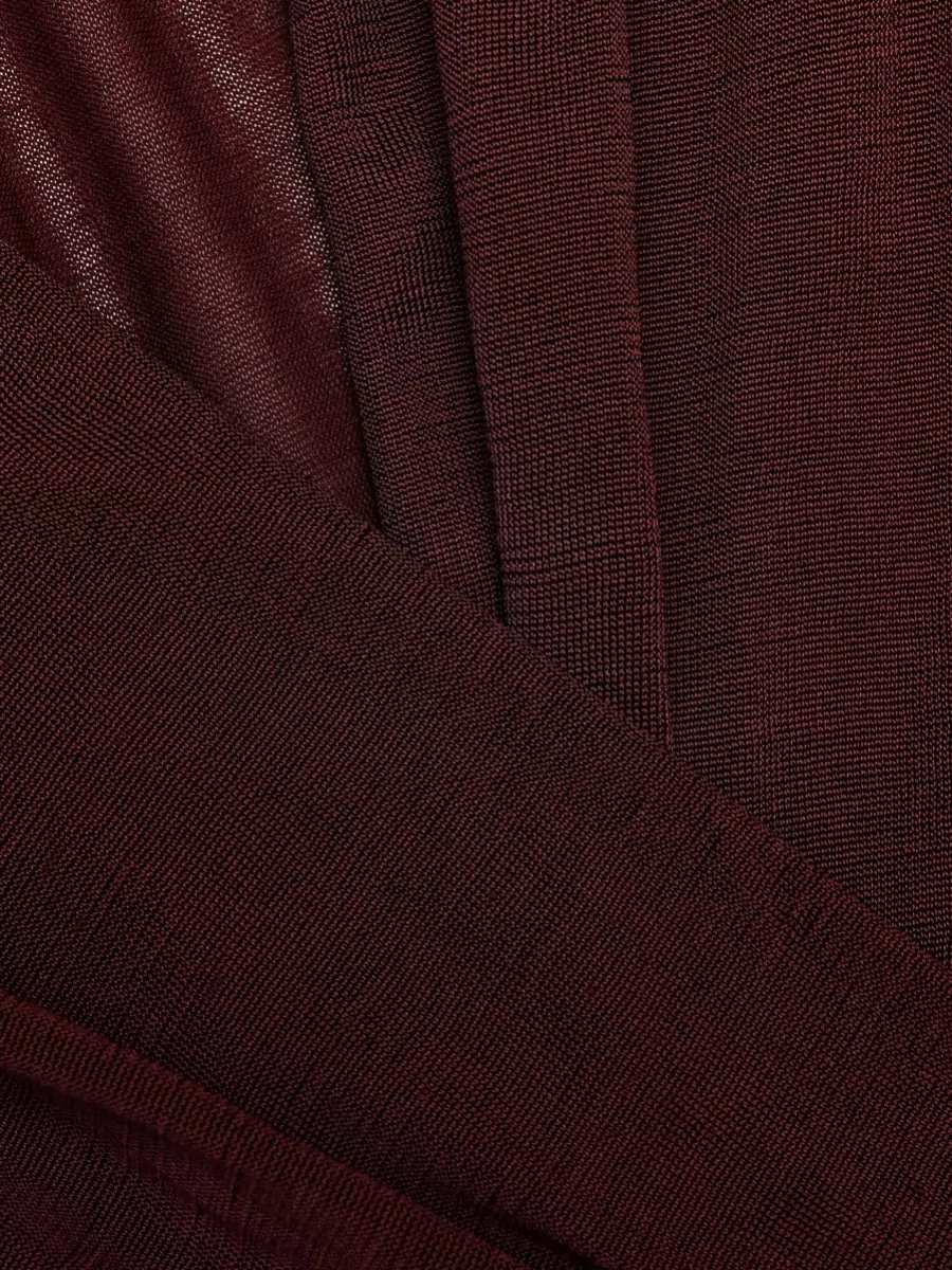 Self-Portrait V-Neck Long-Sleeve Bodysuit