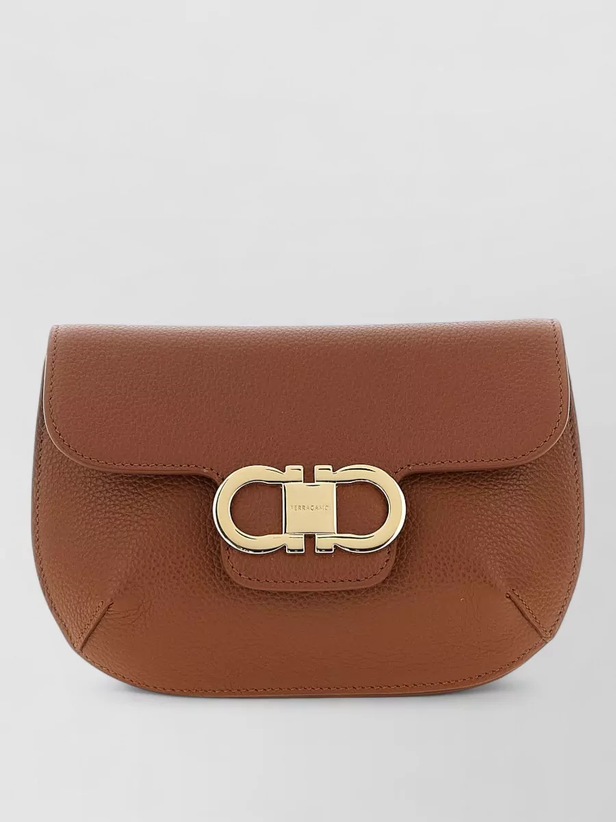 Ferragamo Gancini Mini Leather Cross-Body Bag