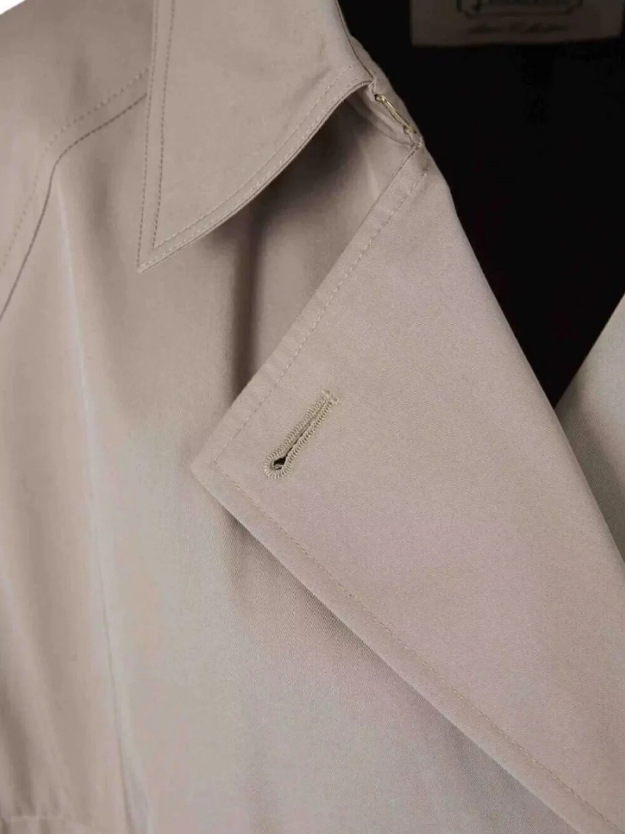 Herno Waterproof Cotton Gabardine Poncho With Button Detailing