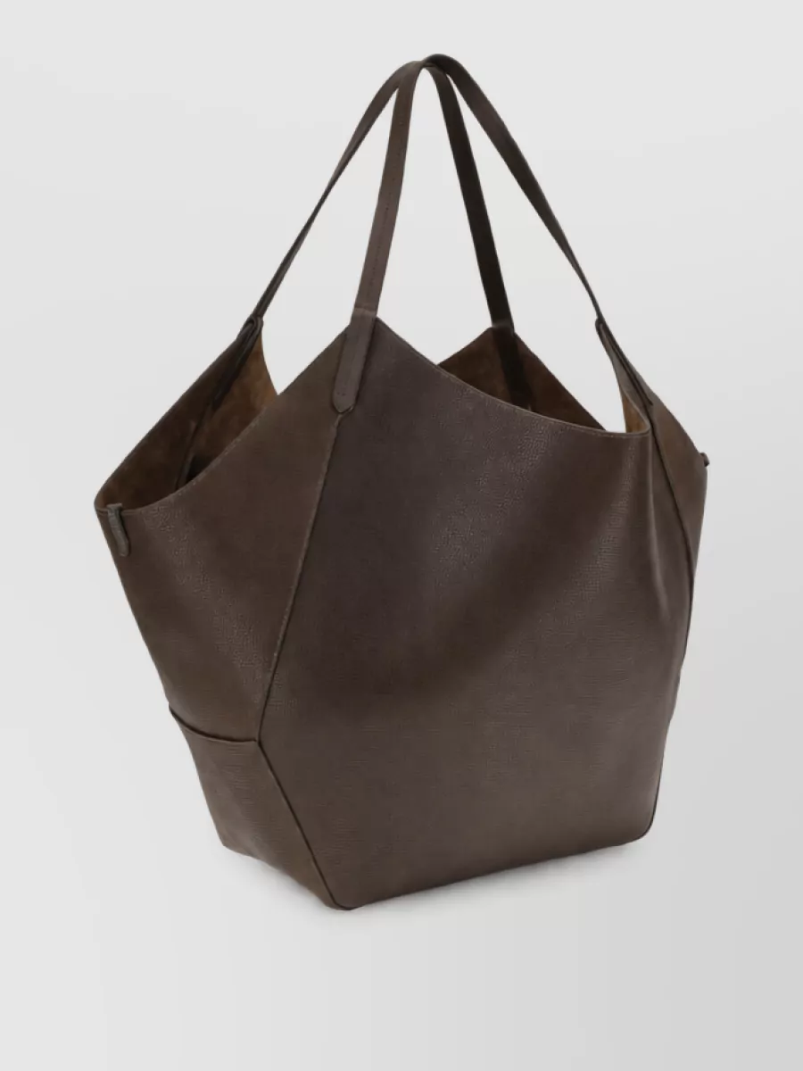 Brunello Cucinelli Na Leather Tote Bag