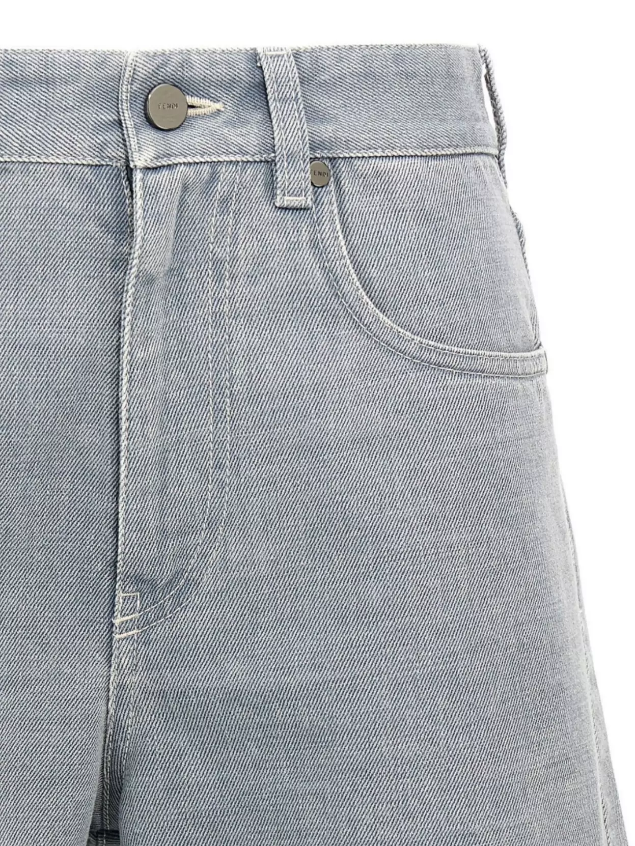 Shop Fendi Tailored Shorts With Pockets And Loops