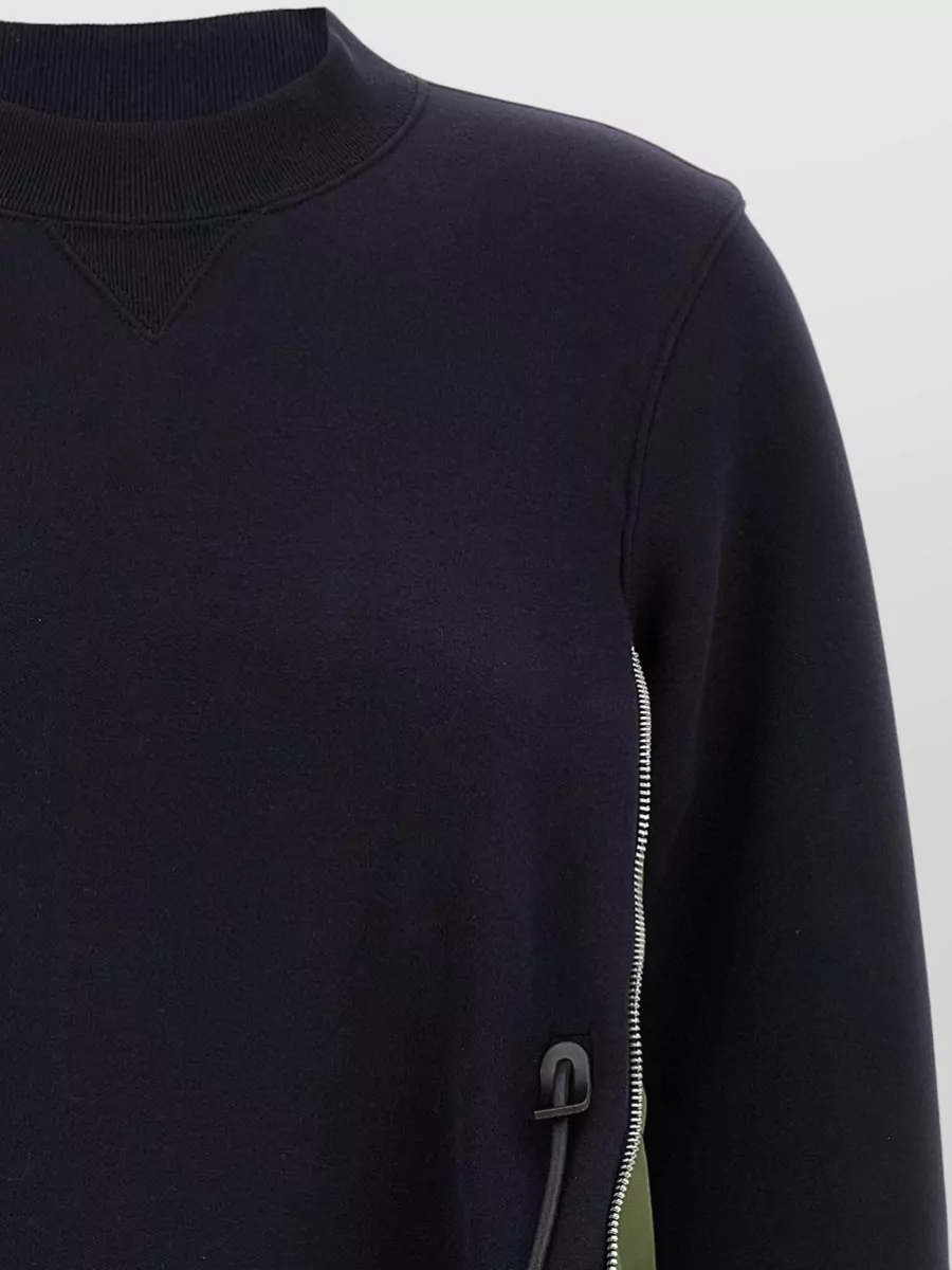 Sacai Cotton Blend Mini Dress