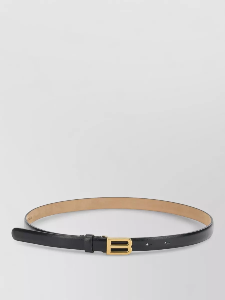 Balenciaga calfskin leather belt