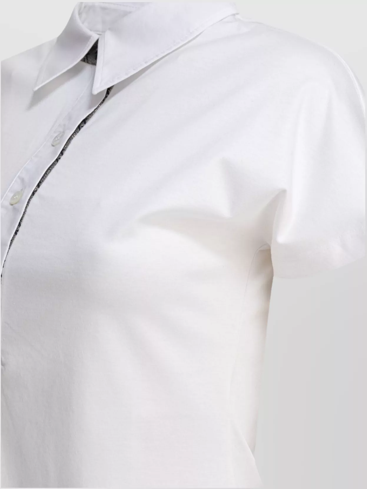 Herno Collared Neck Short Sleeves Side Slits