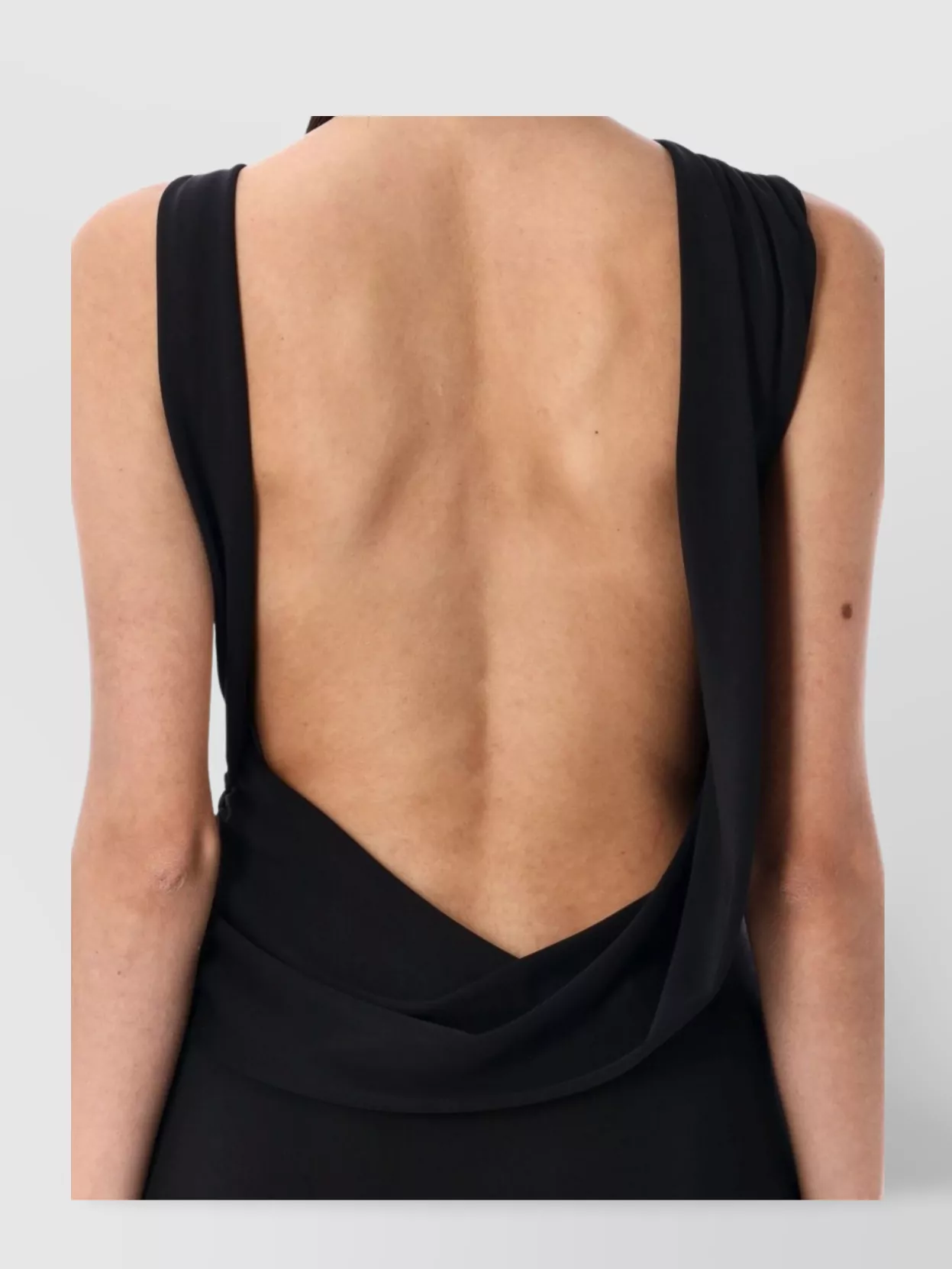 The Andamane Long Draped Mermaid Dress