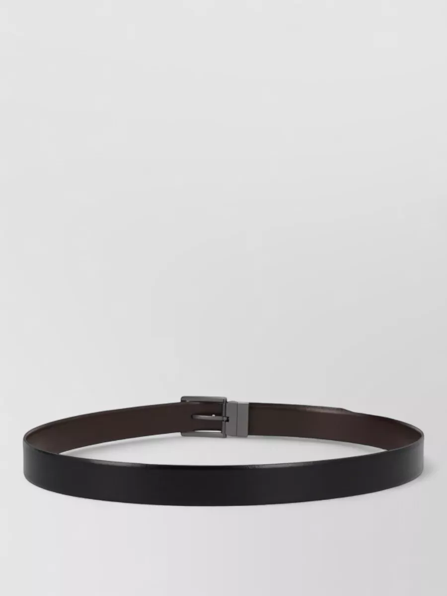Boss leather belt