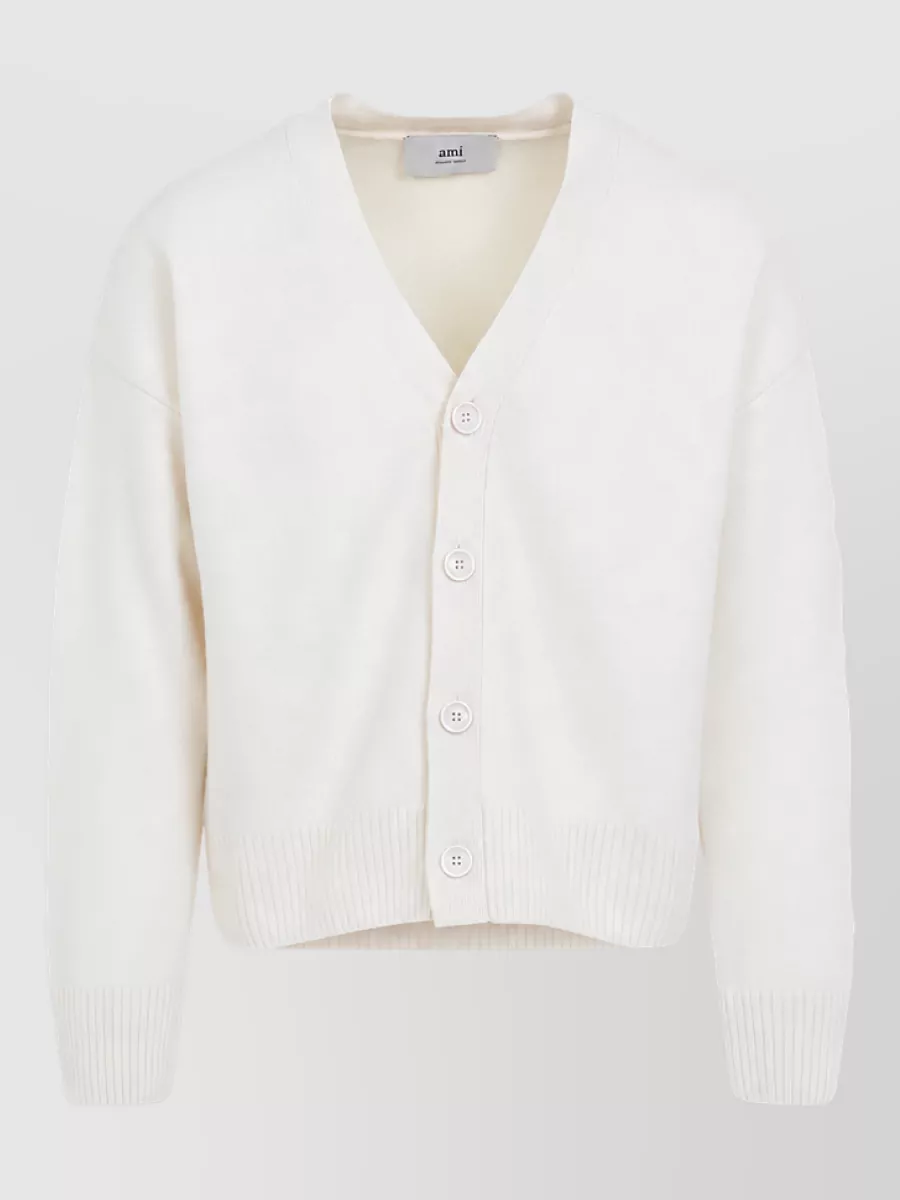 Ami Paris Cashmere wool cardigan