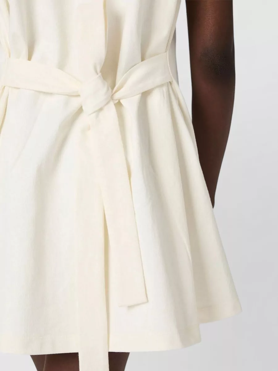 Miu Miu Cotton Scoop-Neck Mini Dress