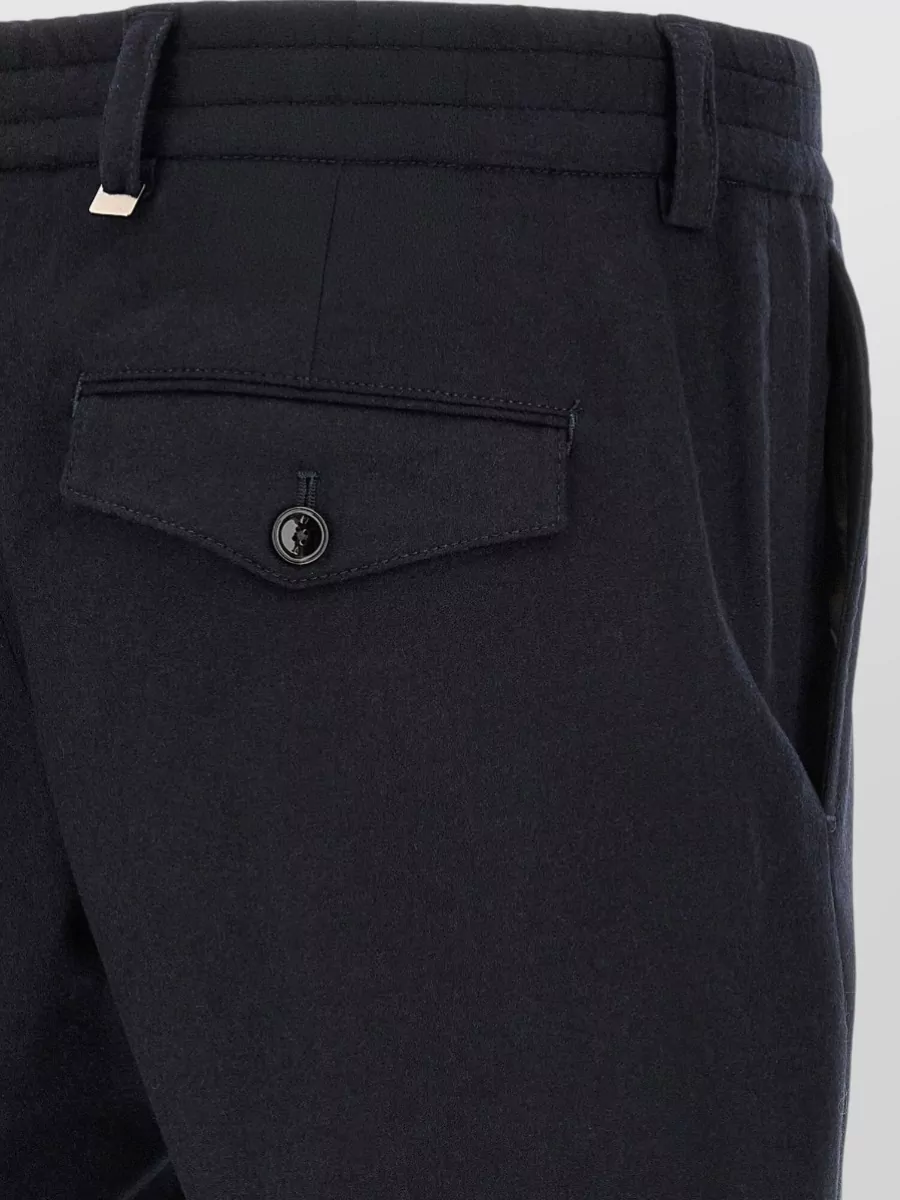 Pt Torino Cashmere Straight-Leg Trousers