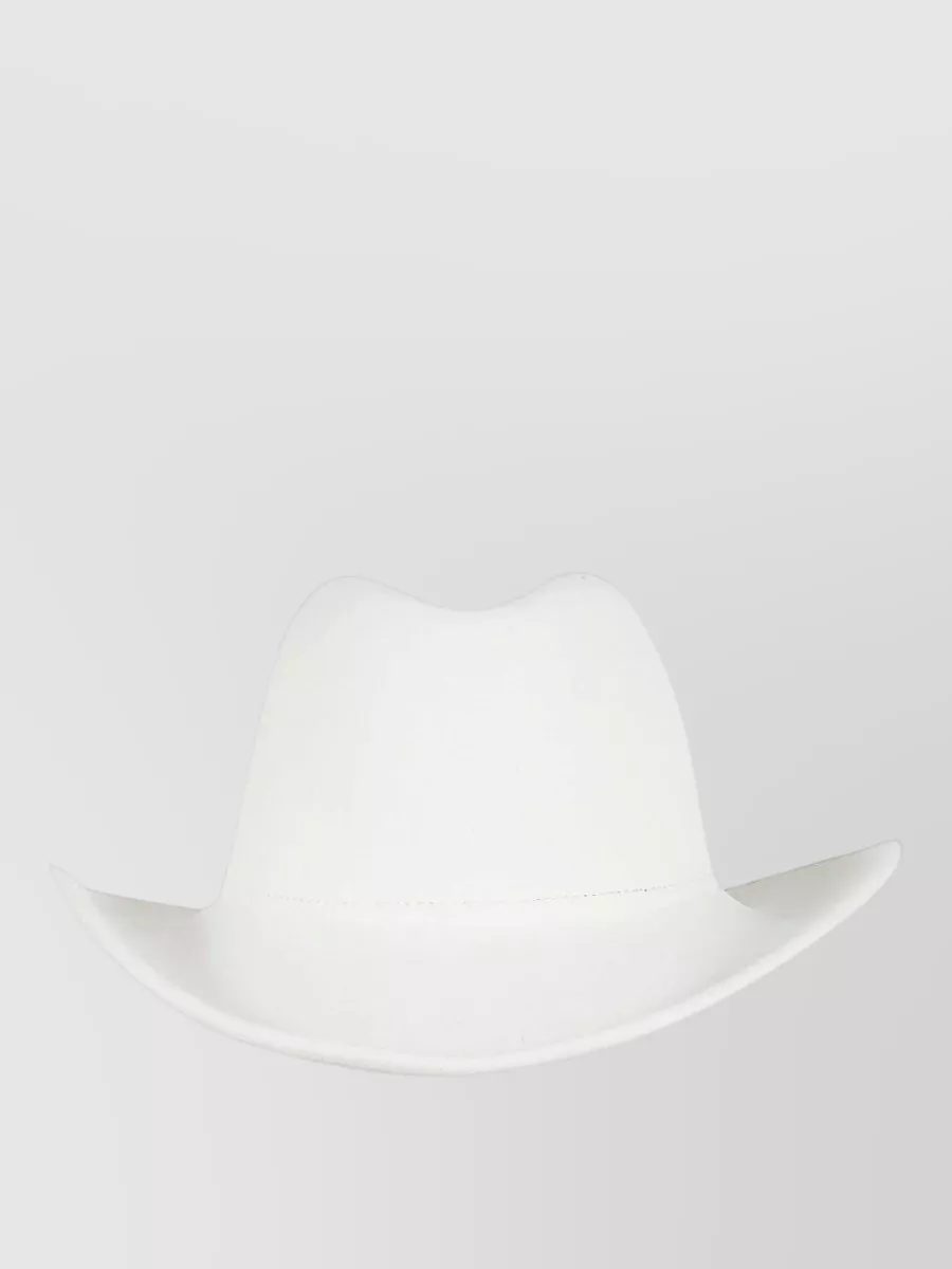 Studio rabbit fur fedora hat