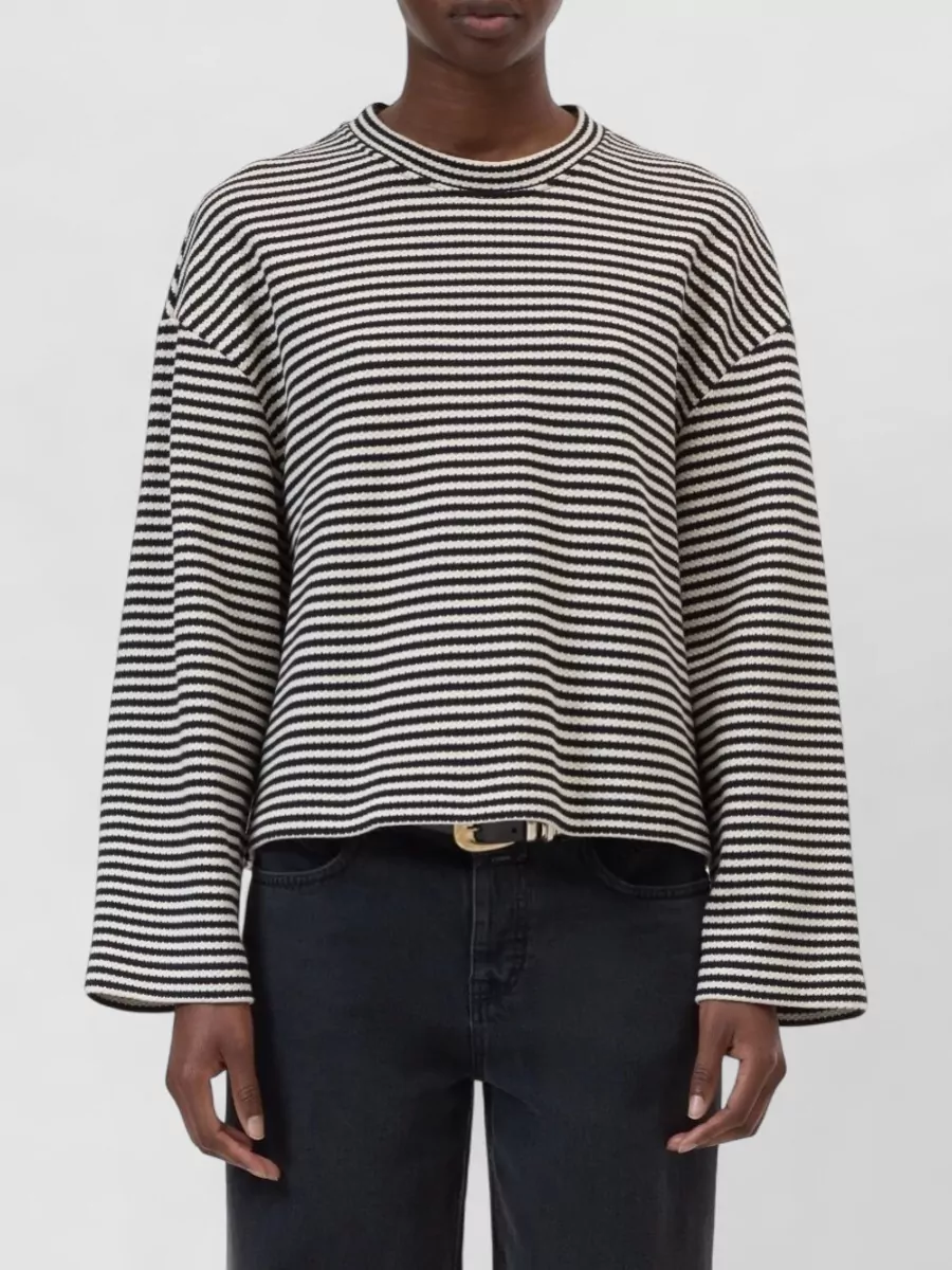 Closed Striped Cotton Long-Sleeve T-Shirt