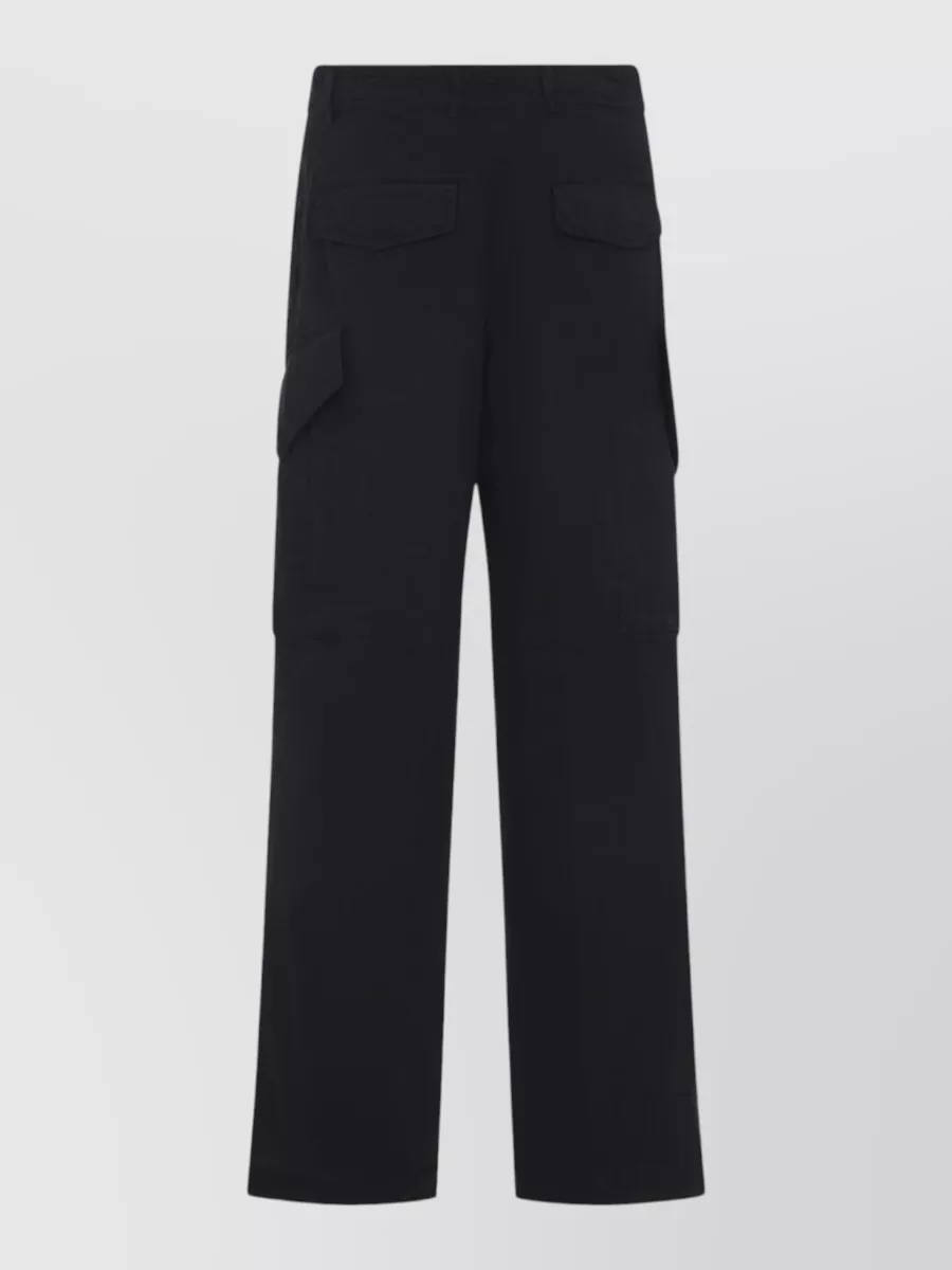 Dries Van Noten Cotton wide-leg cargo pants