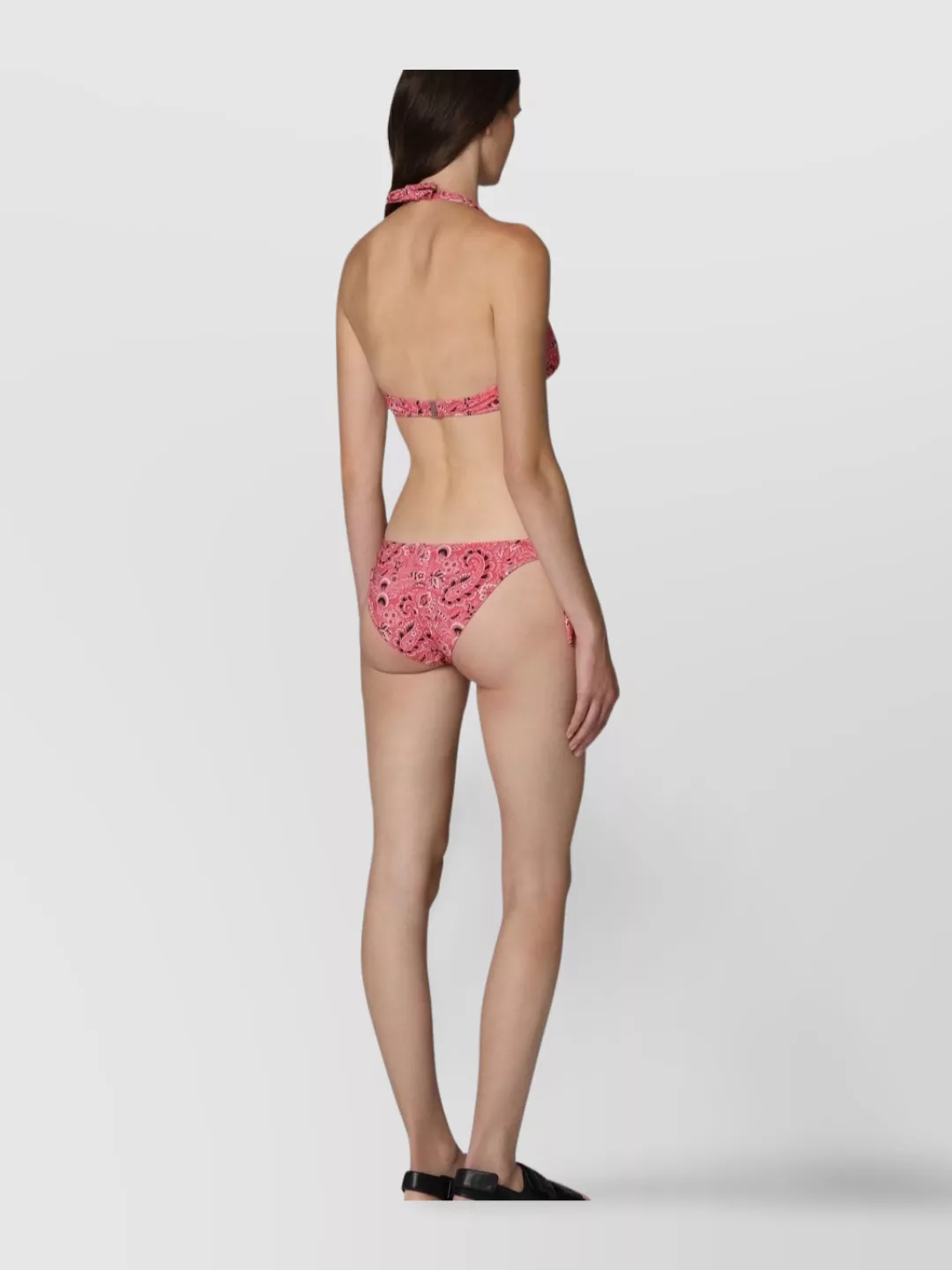 Etro Paisley Print Bikini Bottom And Halter Neck